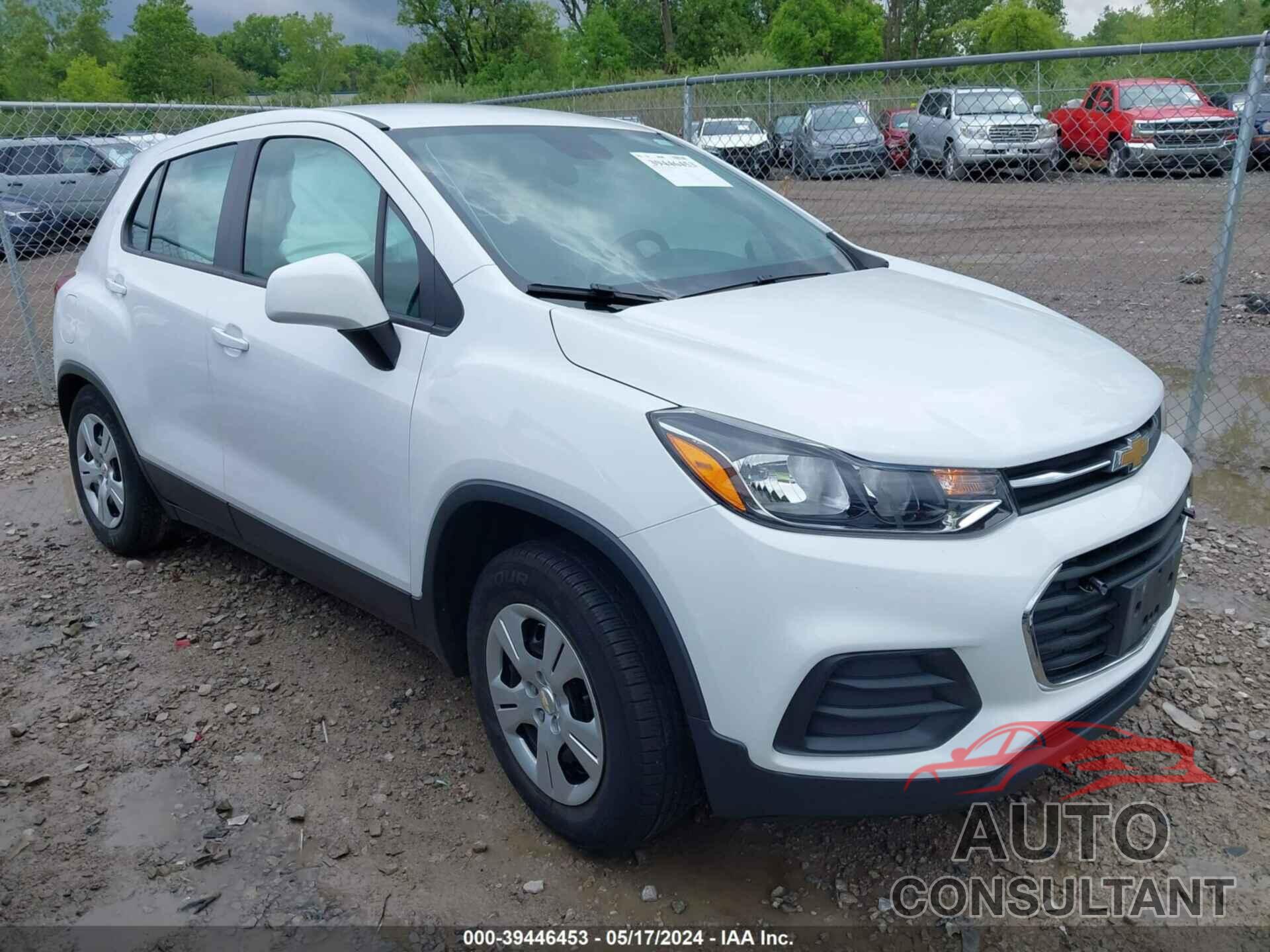 CHEVROLET TRAX 2017 - 3GNCJKSB4HL277969