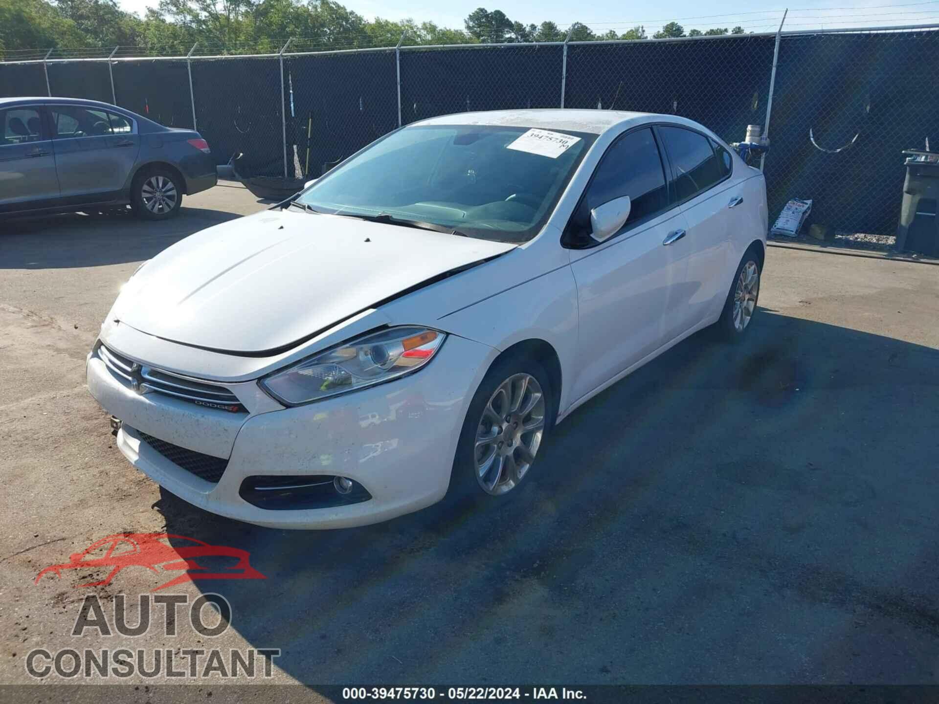 DODGE DART 2016 - 1C3CDFFA8GD818569