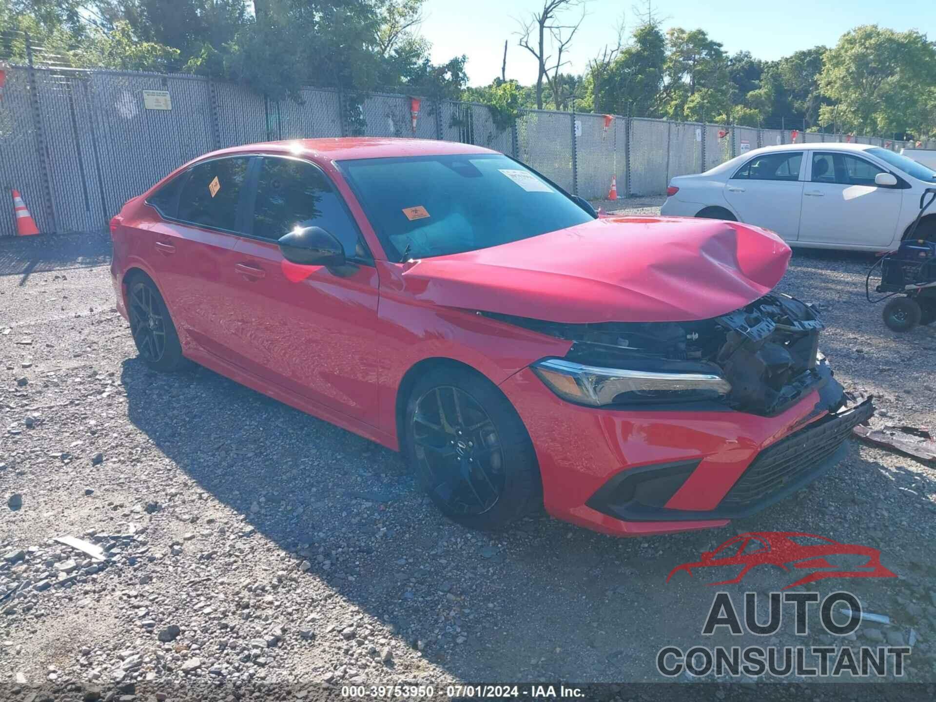 HONDA CIVIC 2022 - 2HGFE2F58NH530781