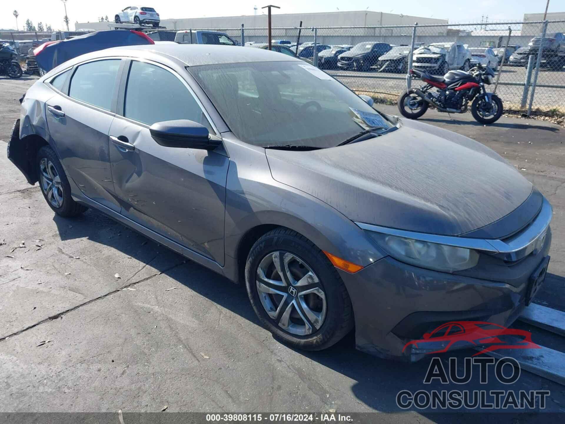 HONDA CIVIC 2018 - 2HGFC2F54JH502220