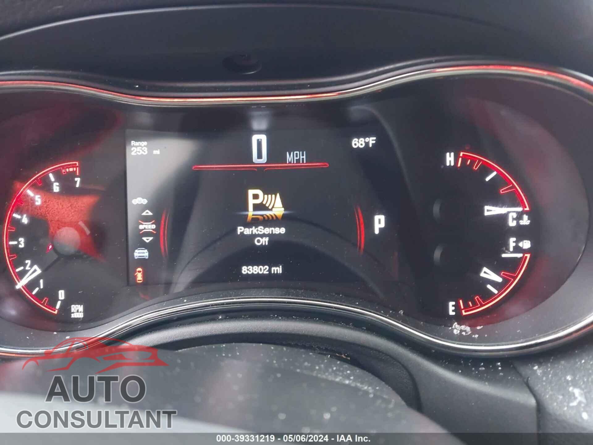 DODGE DURANGO 2019 - 1C4RDJDG6KC744387