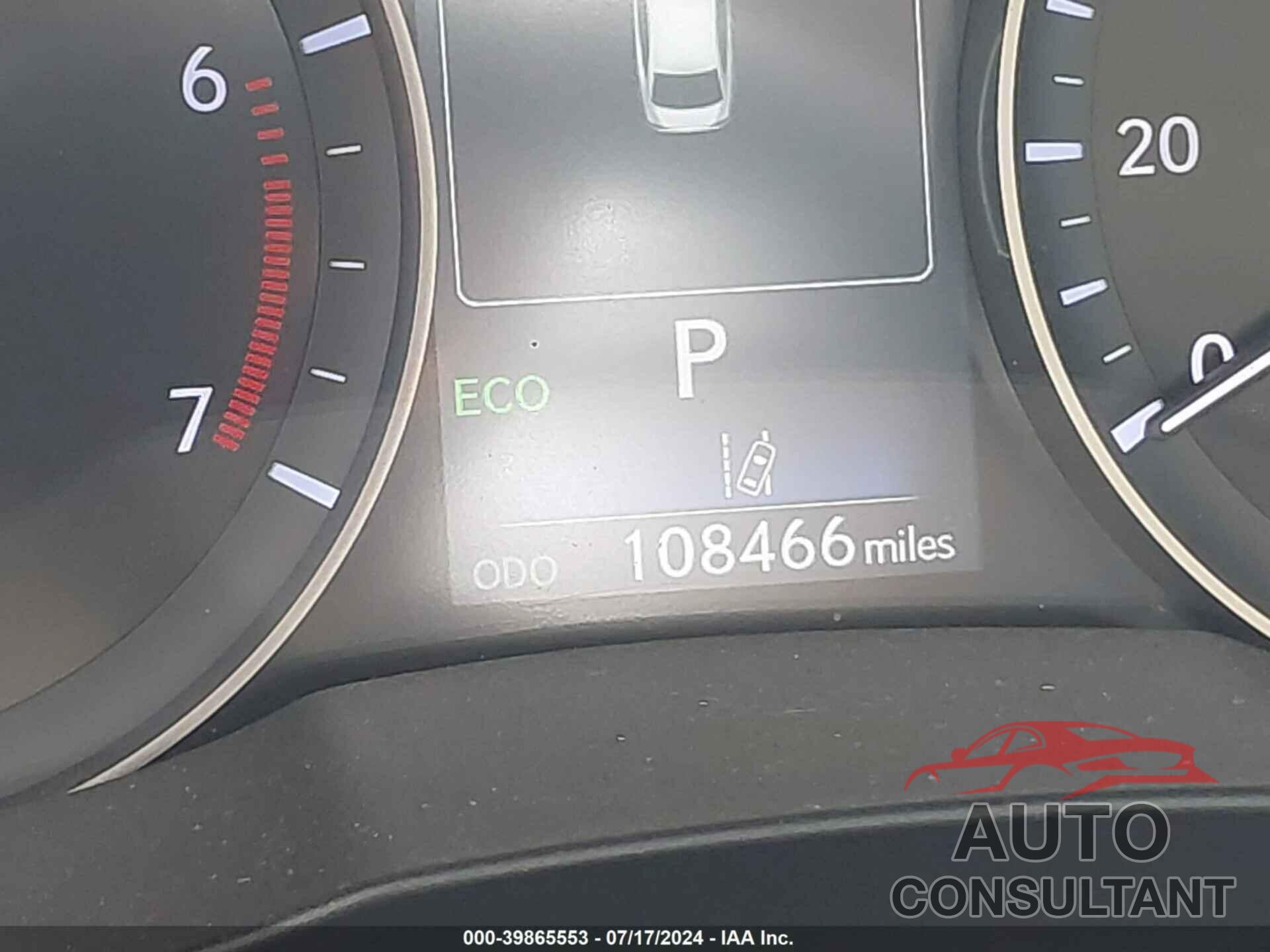 LEXUS ES 350 2017 - 58ABK1GG2HU069714