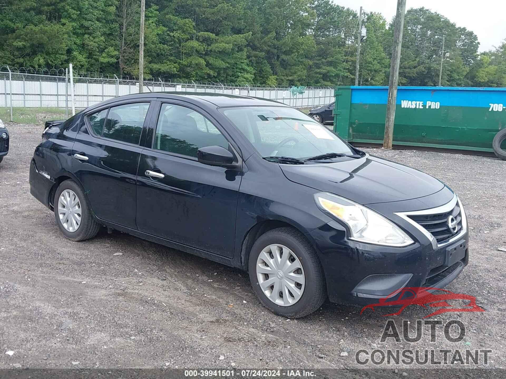 NISSAN VERSA 2019 - 3N1CN7AP6KL814701