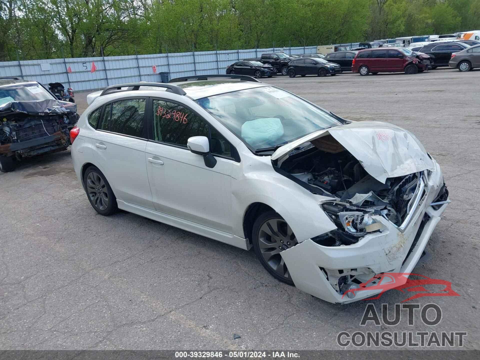 SUBARU IMPREZA 2016 - JF1GPAS60G8247912