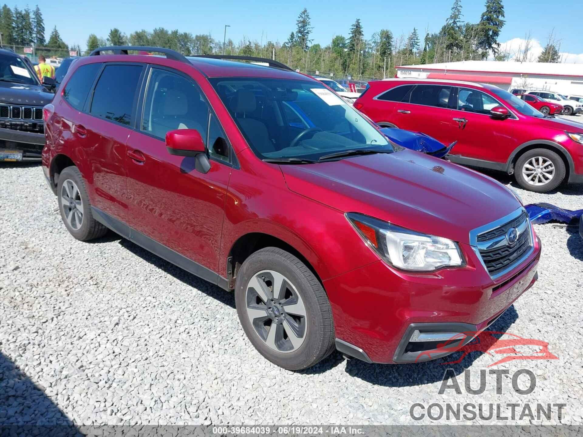 SUBARU FORESTER 2017 - JF2SJAEC1HH488422