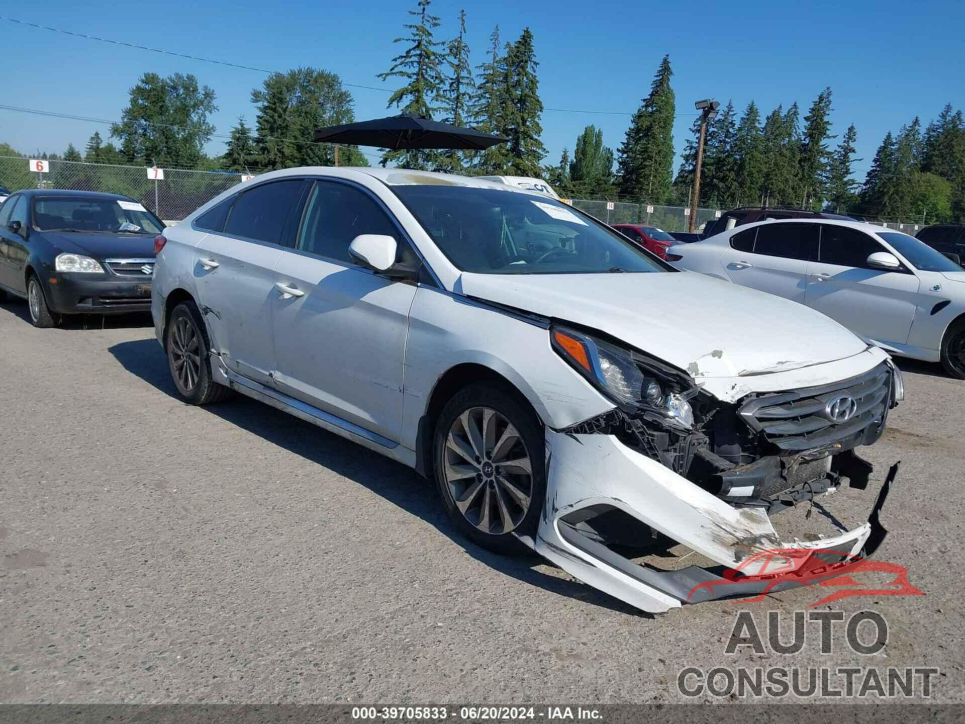 HYUNDAI SONATA 2016 - 5NPE34AFXGH368562