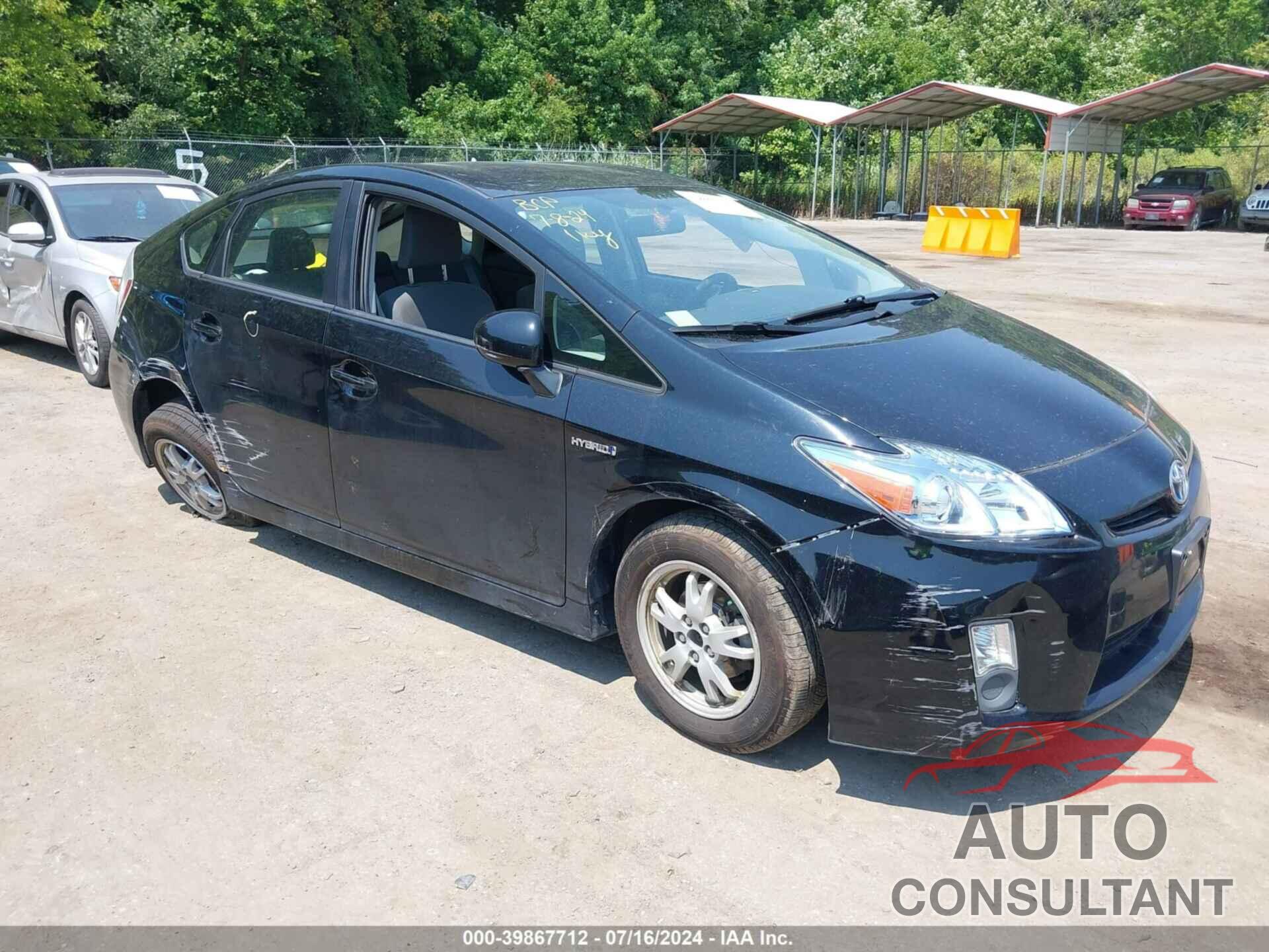 TOYOTA PRIUS 2010 - JTDKN3DU8A5082055