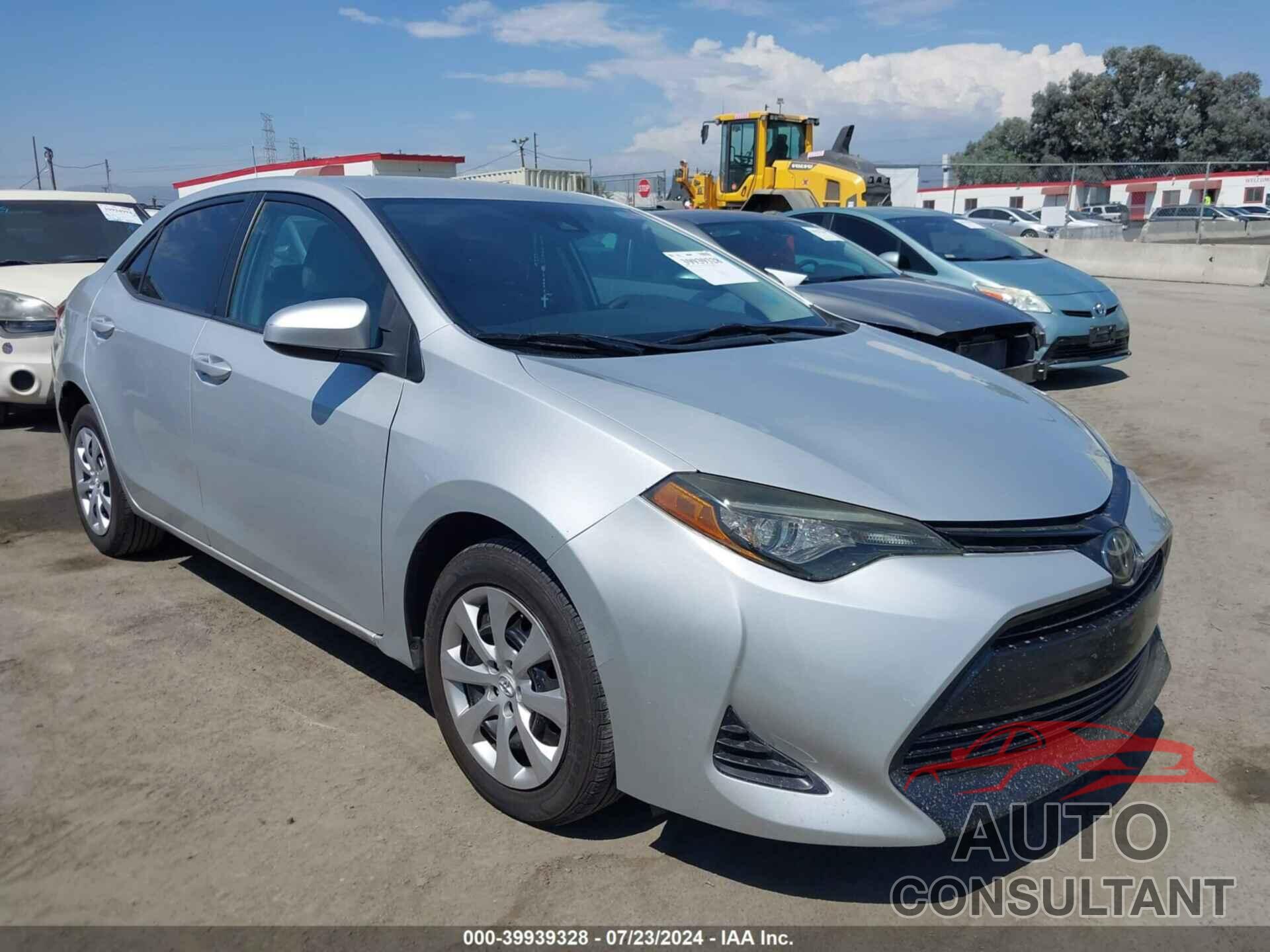 TOYOTA COROLLA 2019 - 5YFBURHE8KP933526