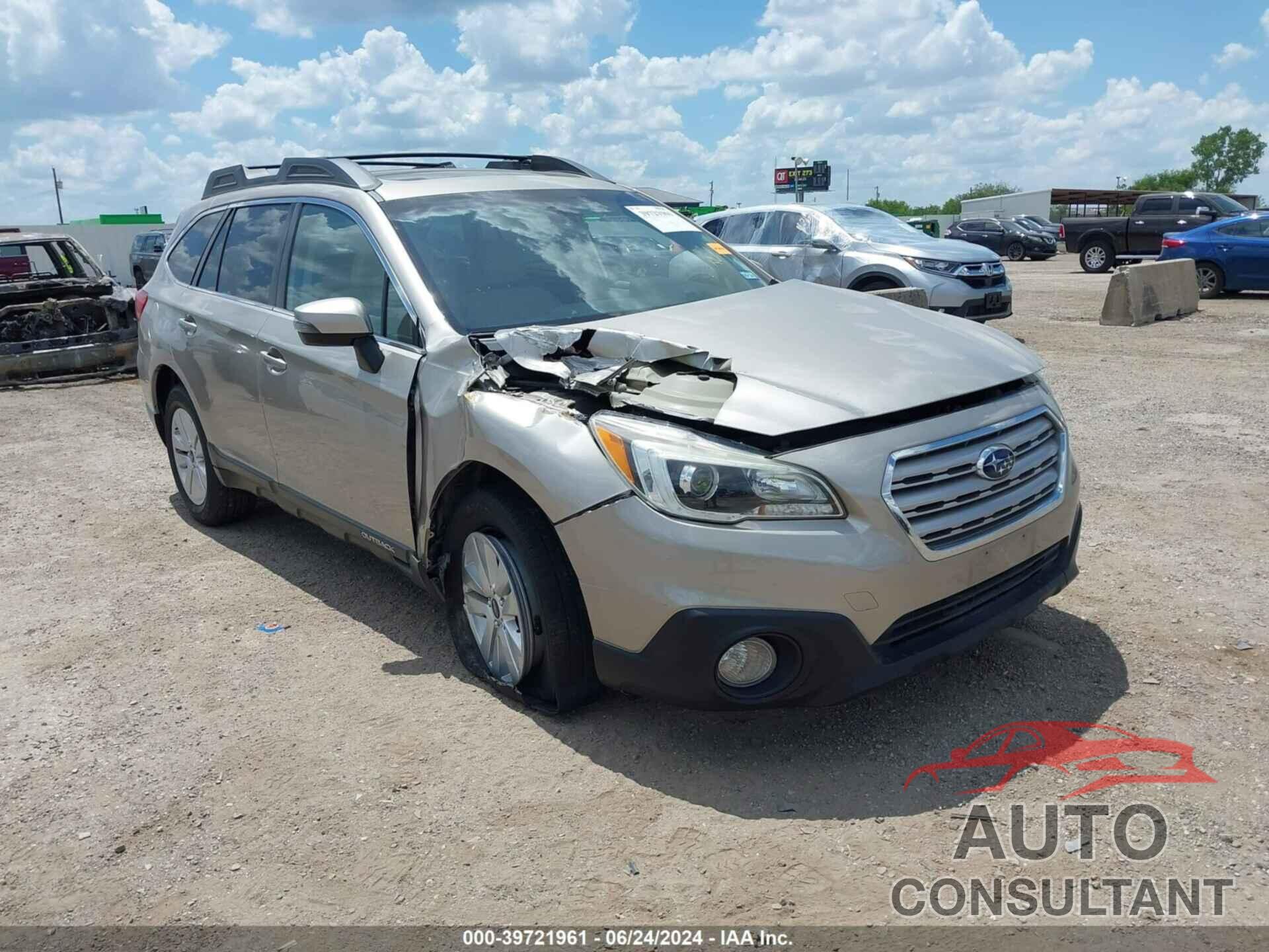 SUBARU OUTBACK 2017 - 4S4BSAHC9H3266355