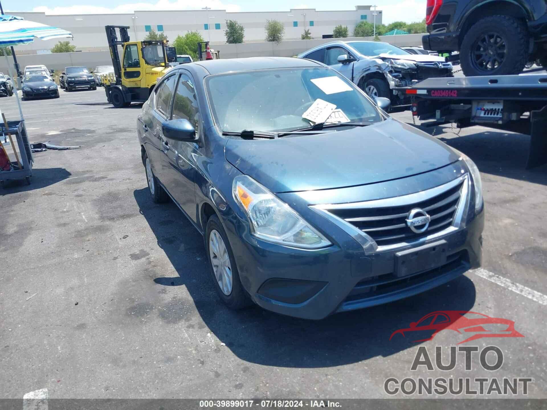 NISSAN VERSA 2017 - 3N1CN7AP9HL898537