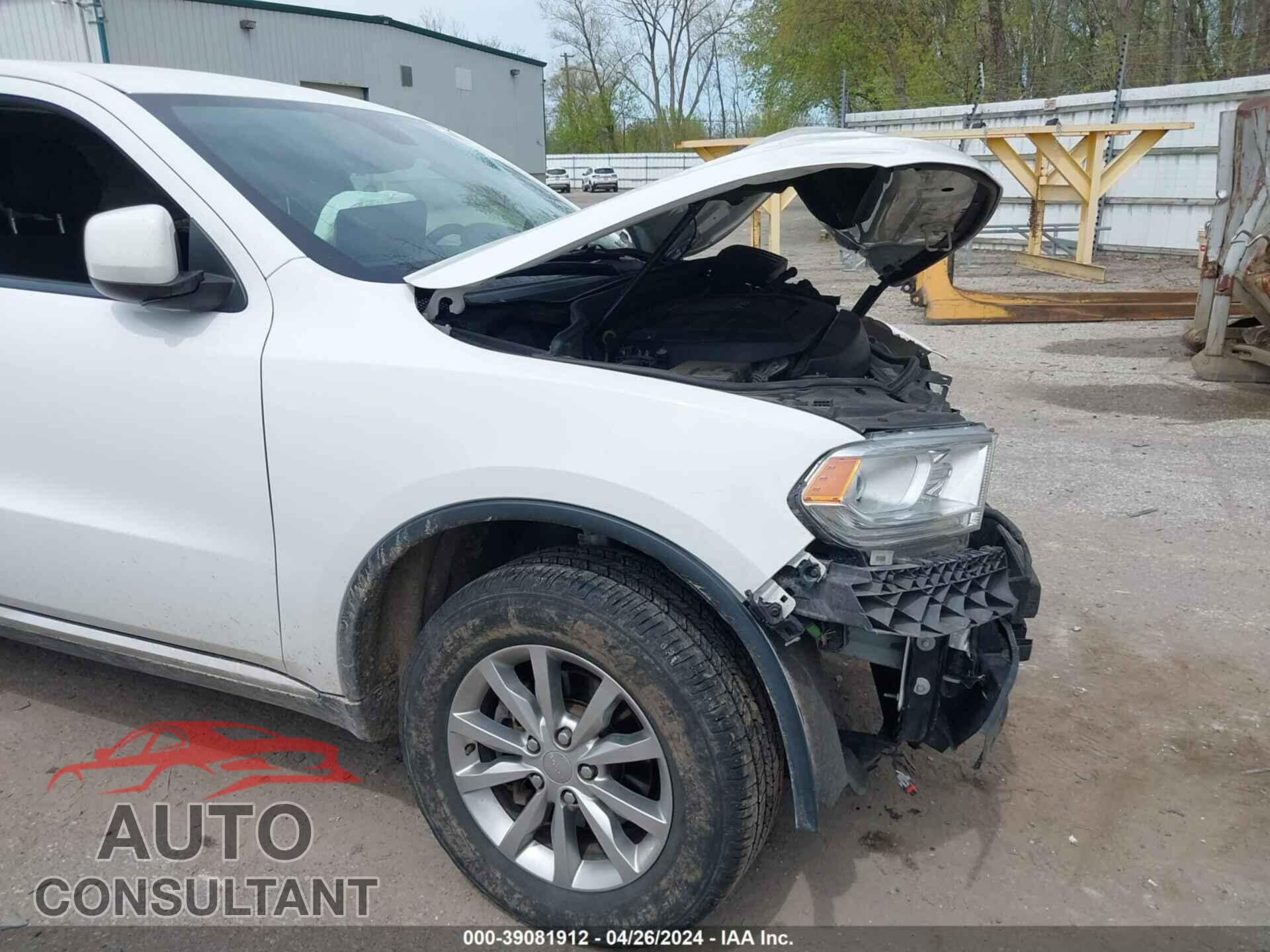 DODGE DURANGO 2018 - 1C4RDJAG5JC112399