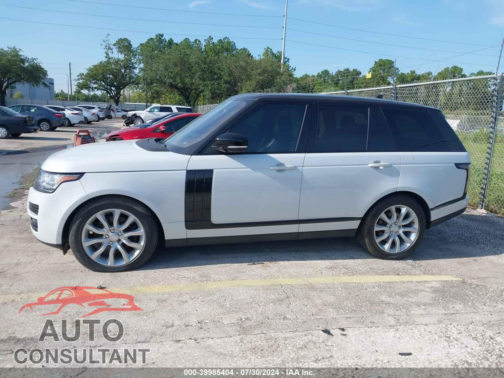 LAND ROVER RANGE ROVER 2016 - SALGS2KF4GA264311