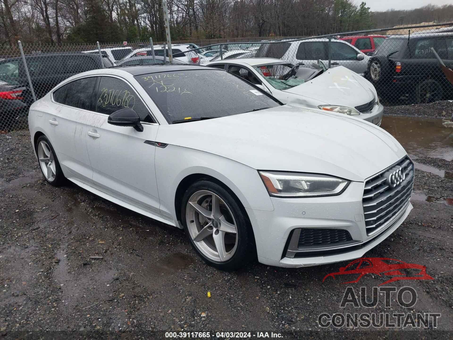 AUDI A5 2019 - WAUENCF5XKA013604