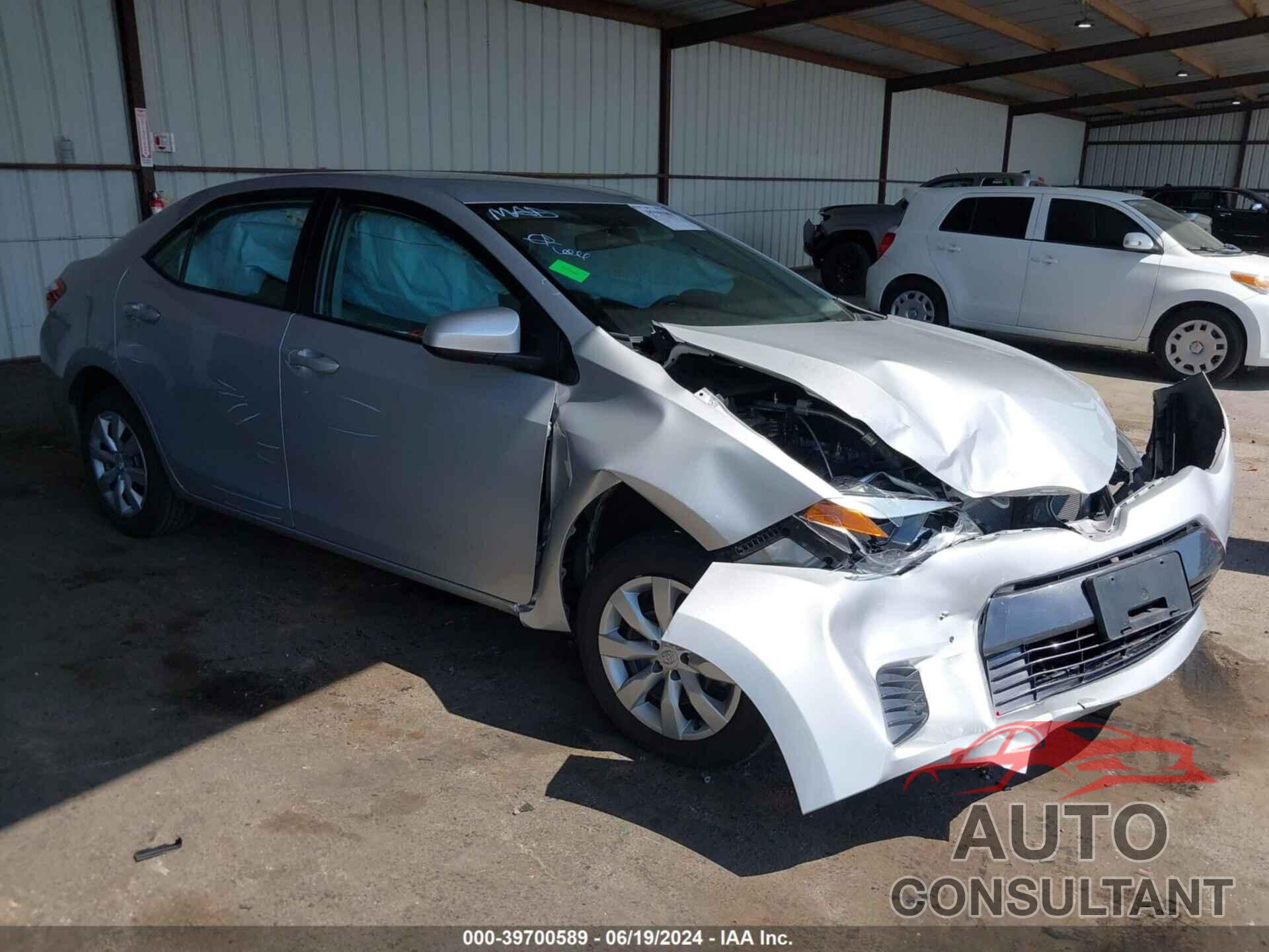 TOYOTA COROLLA 2016 - 5YFBURHE7GP468180