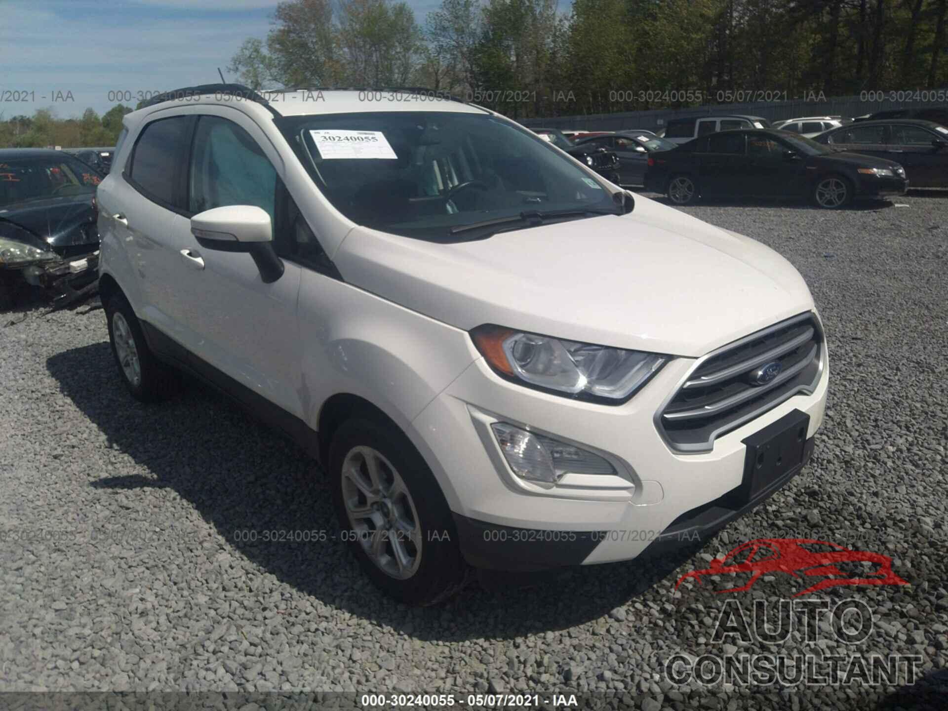 FORD ECOSPORT 2019 - MAJ6S3GL0KC251291