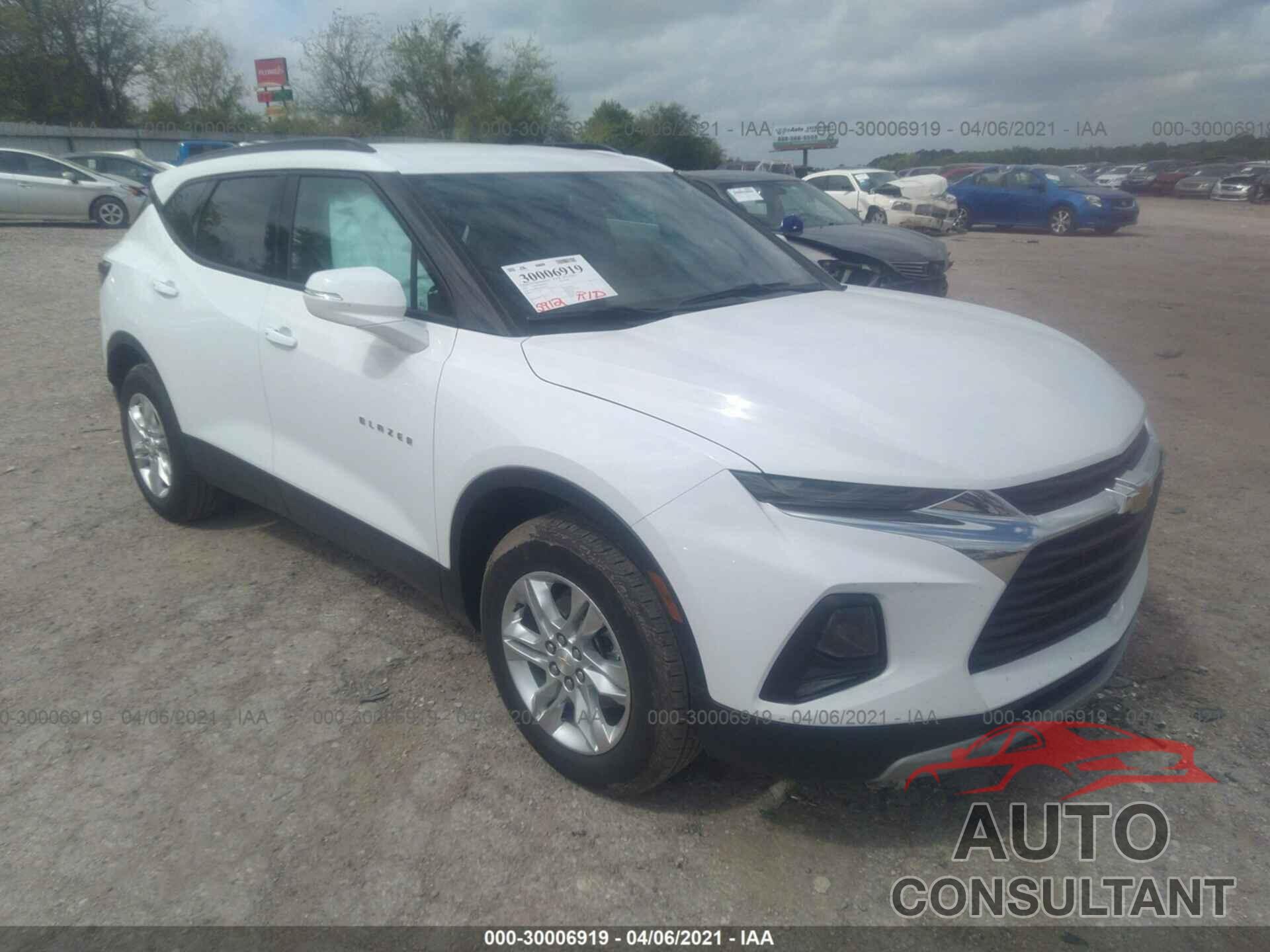 CHEVROLET BLAZER 2021 - 3GNKBBRA6MS517075