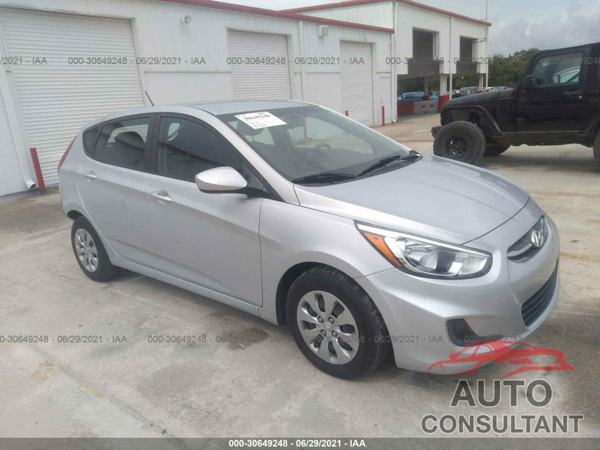 HYUNDAI ACCENT 2017 - KMHCT5AE9HU315956