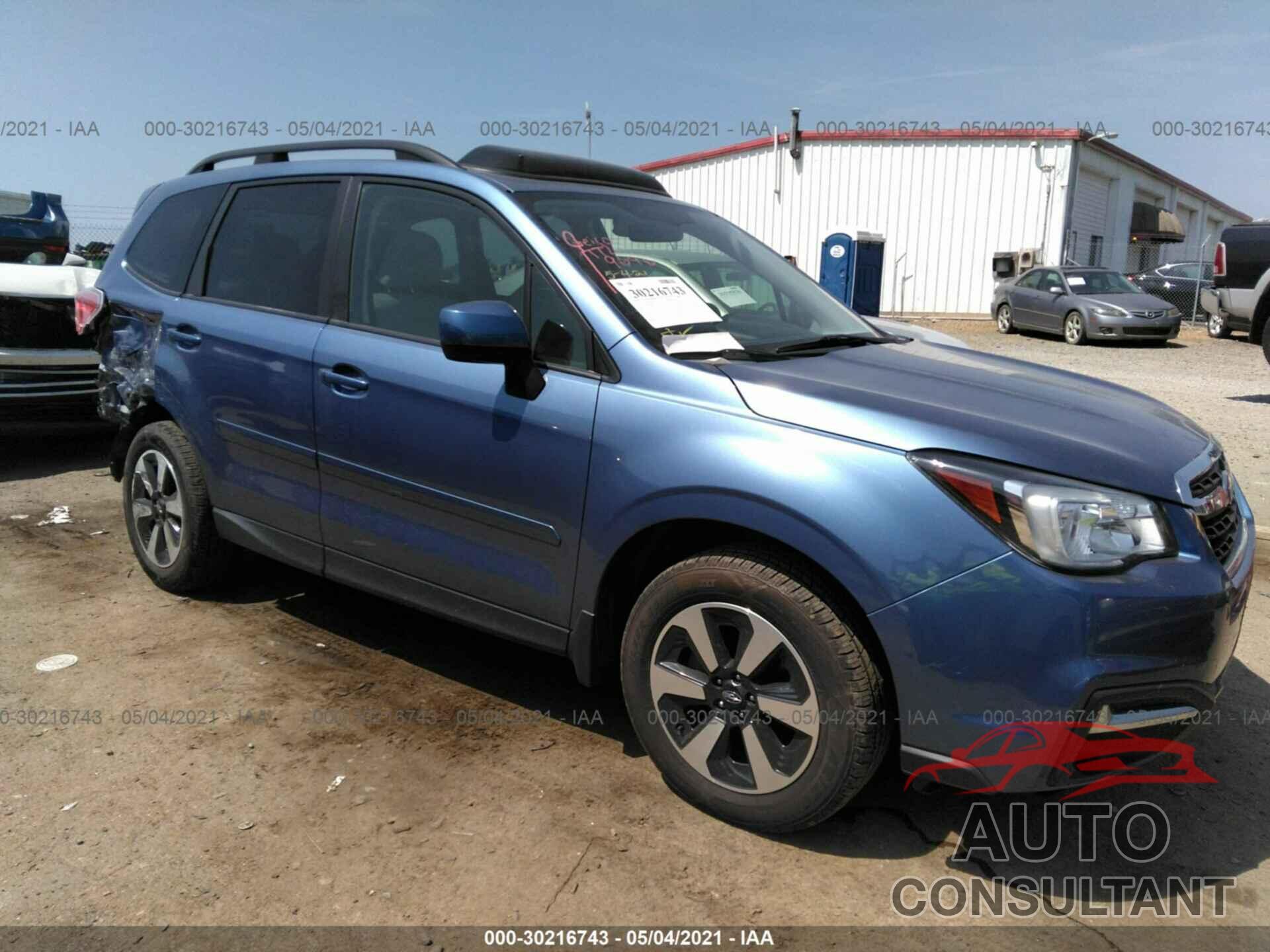 SUBARU FORESTER 2018 - JF2SJAEC5JH525476