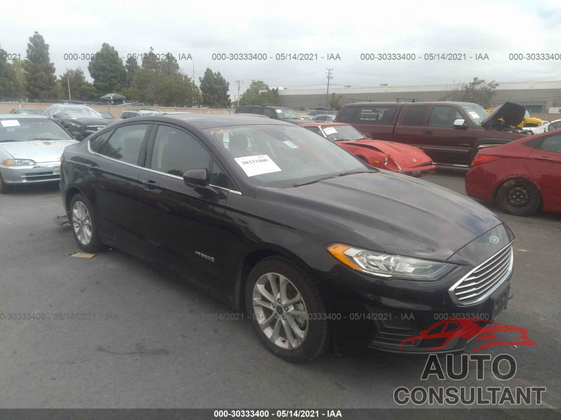 FORD FUSION HYBRID 2019 - 3FA6P0LU9KR188854