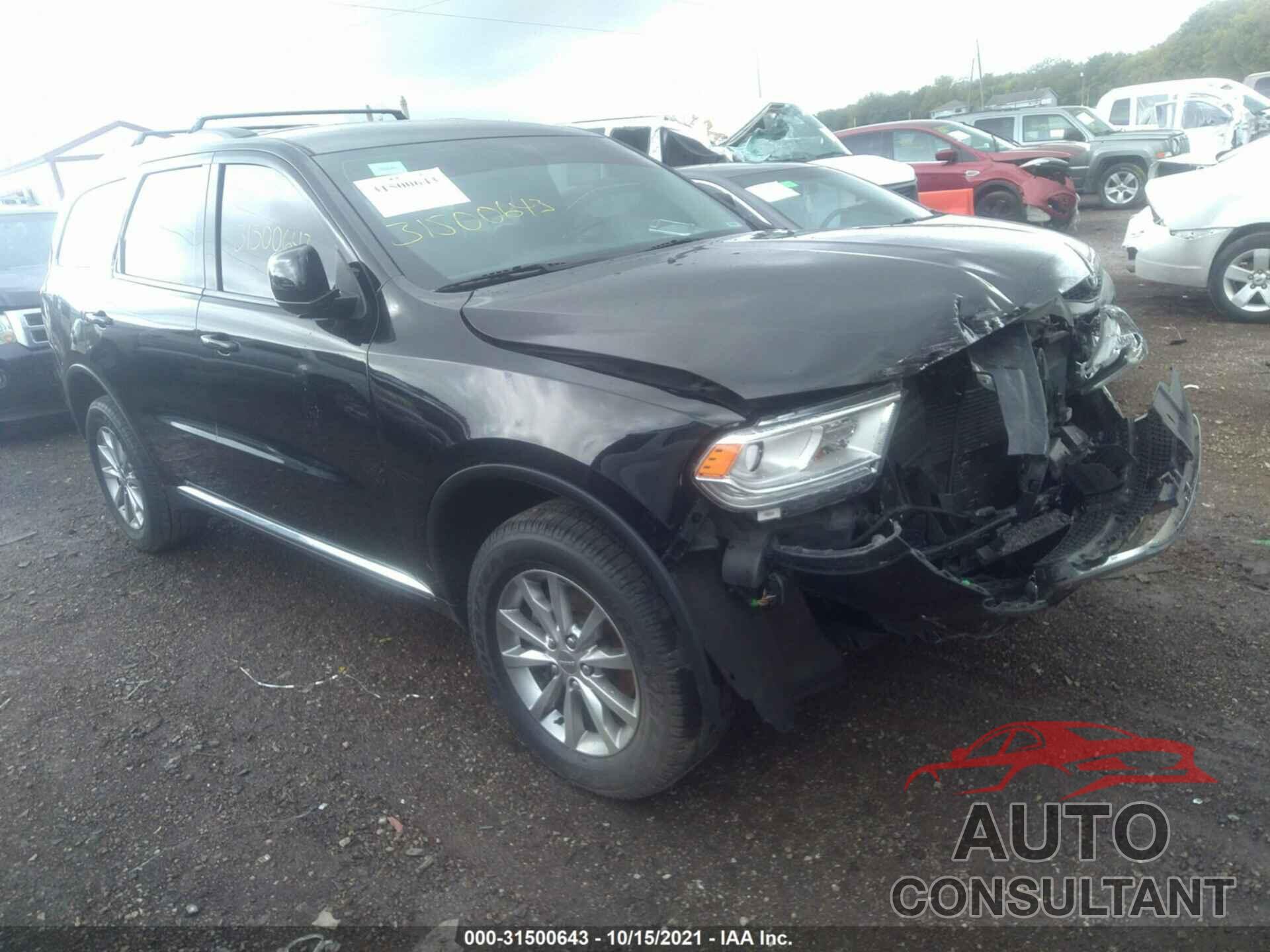DODGE DURANGO 2017 - 1C4RDJAG4HC741307