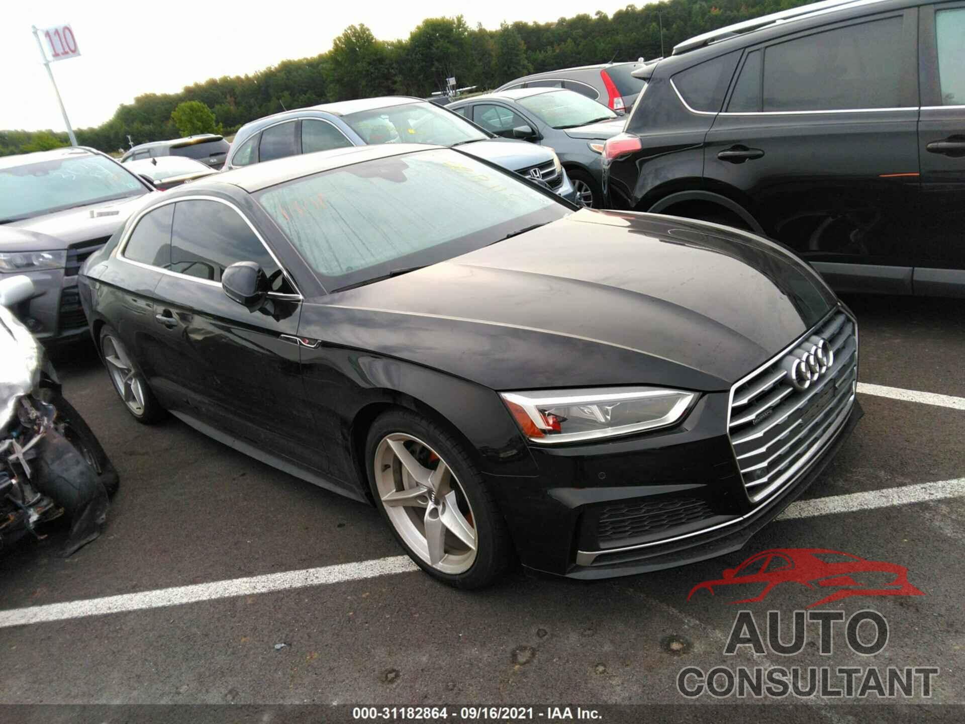AUDI A5 COUPE 2018 - WAUTNAF50JA002430