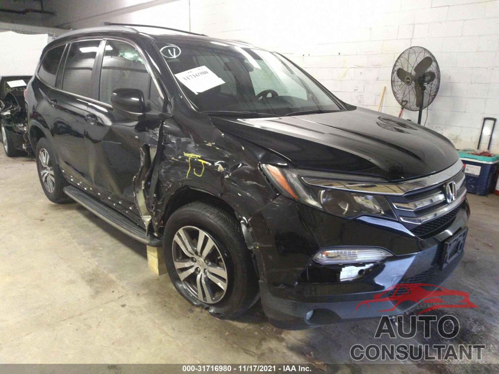 HONDA PILOT 2016 - 5FNYF6H55GB093100