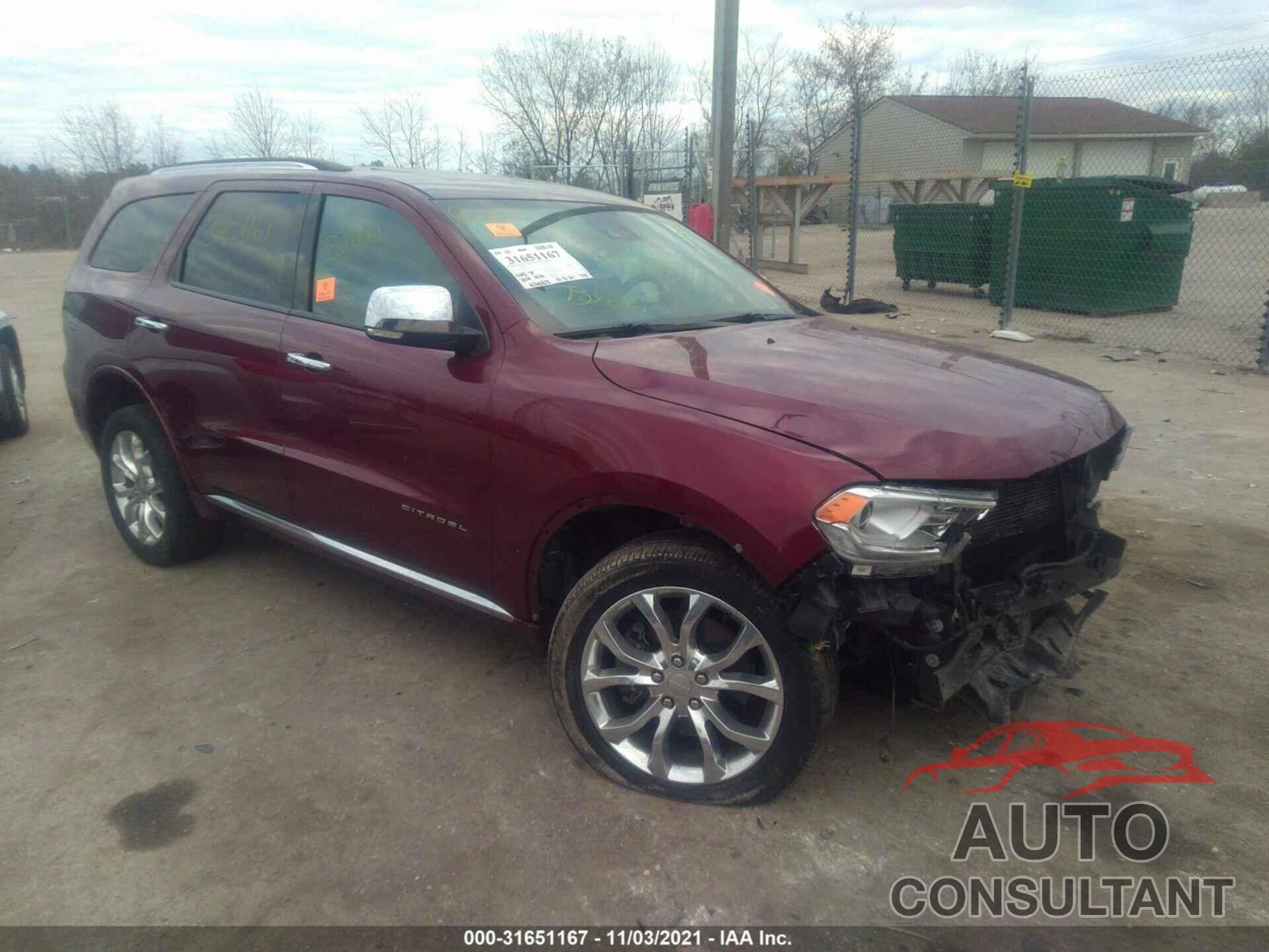 DODGE DURANGO 2017 - 1C4RDJEG9HC945658