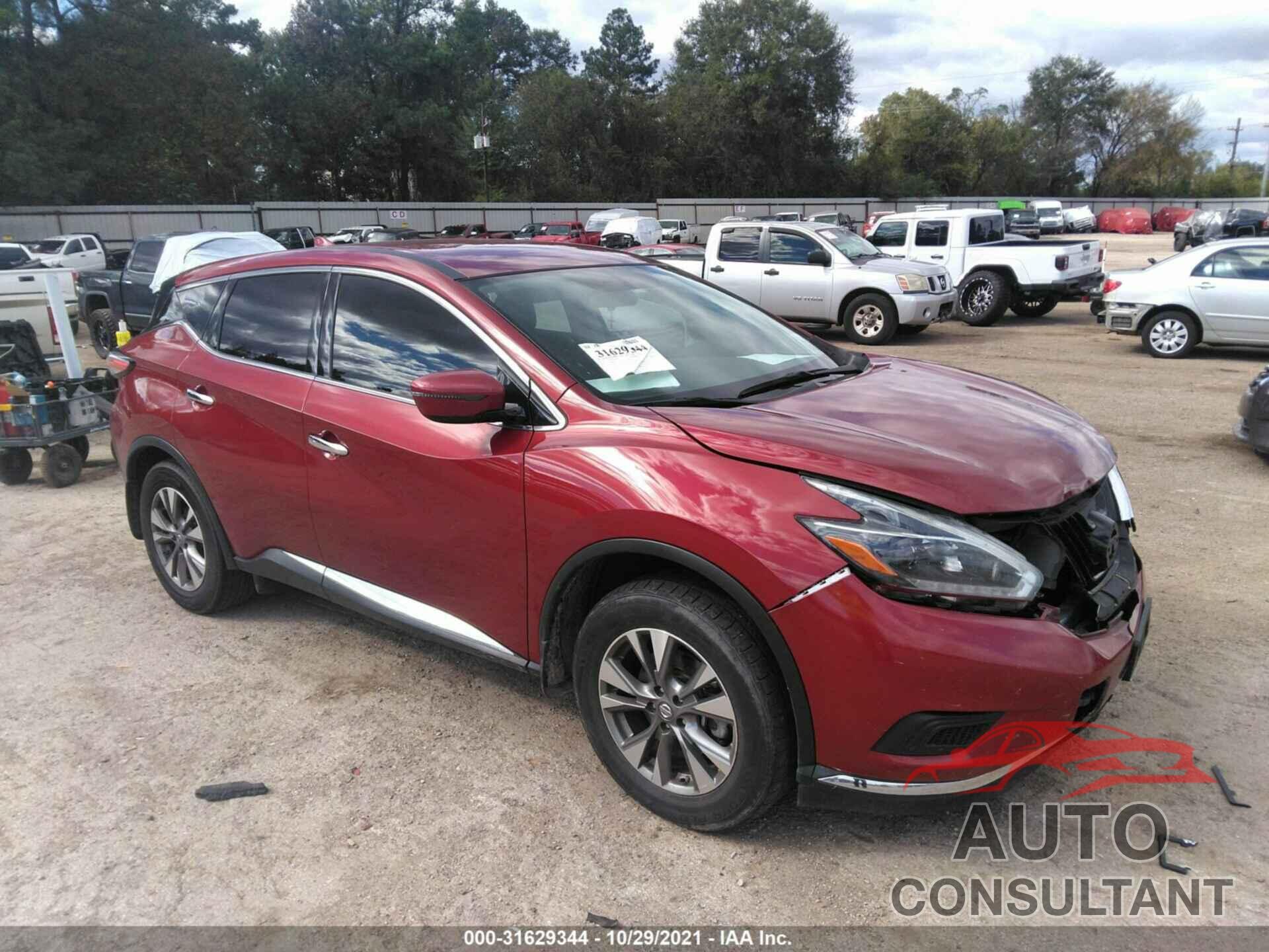 NISSAN MURANO 2018 - 5N1AZ2MG4JN146995