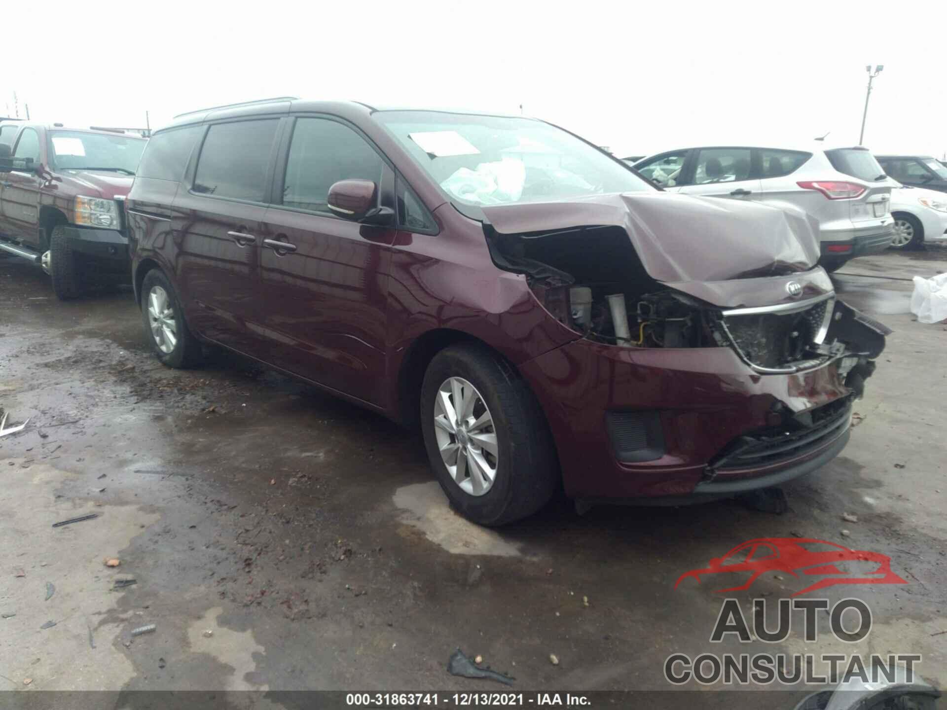 KIA SEDONA 2016 - KNDMB5C12G6128051