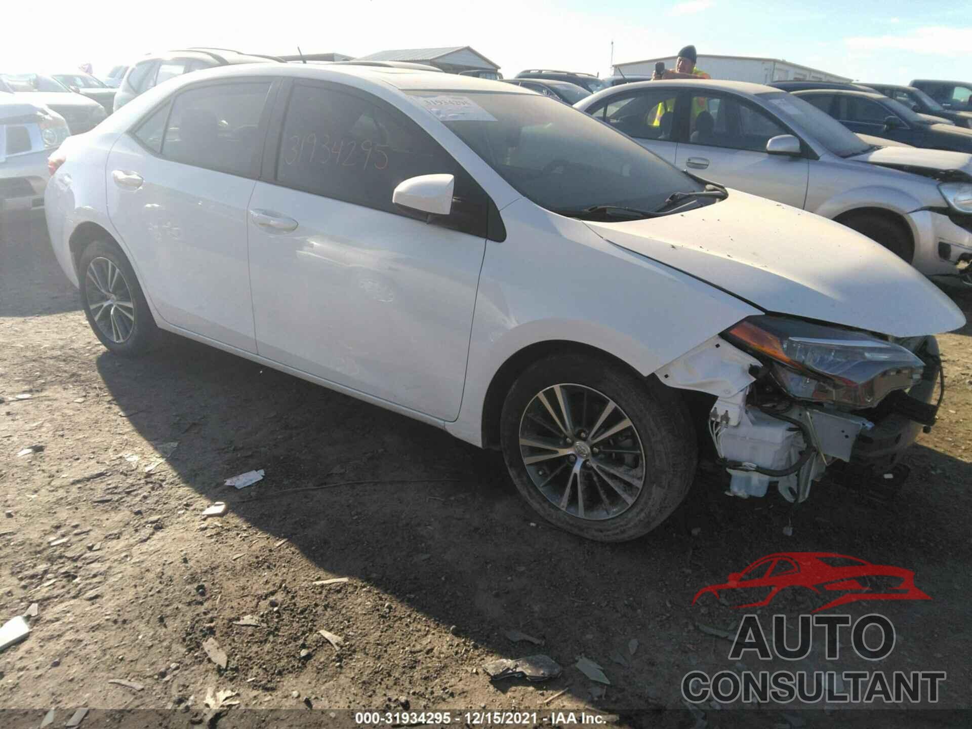 TOYOTA COROLLA 2019 - 2T1BURHE4KC161896