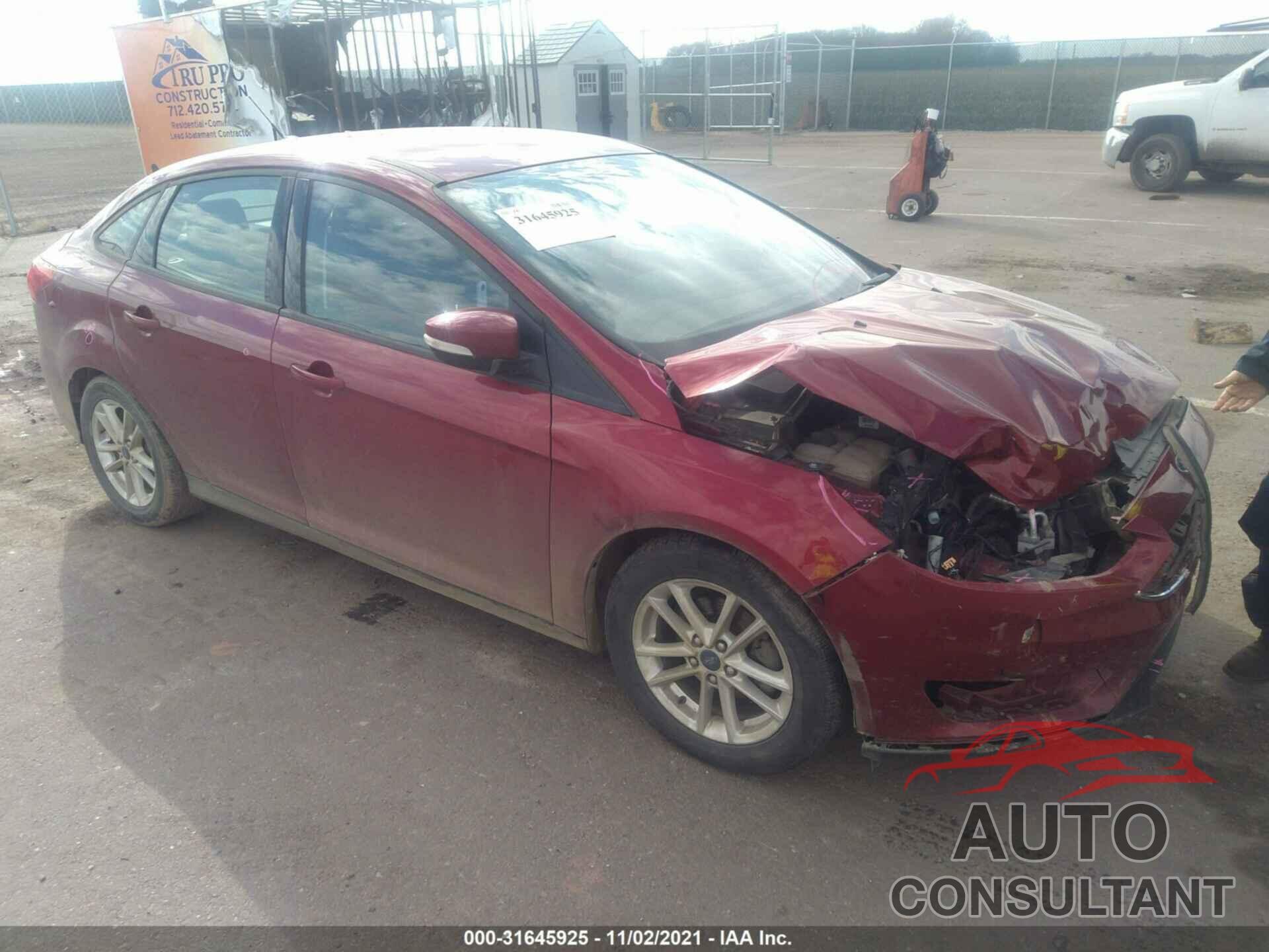 FORD FOCUS 2016 - 1FADP3F20GL405507