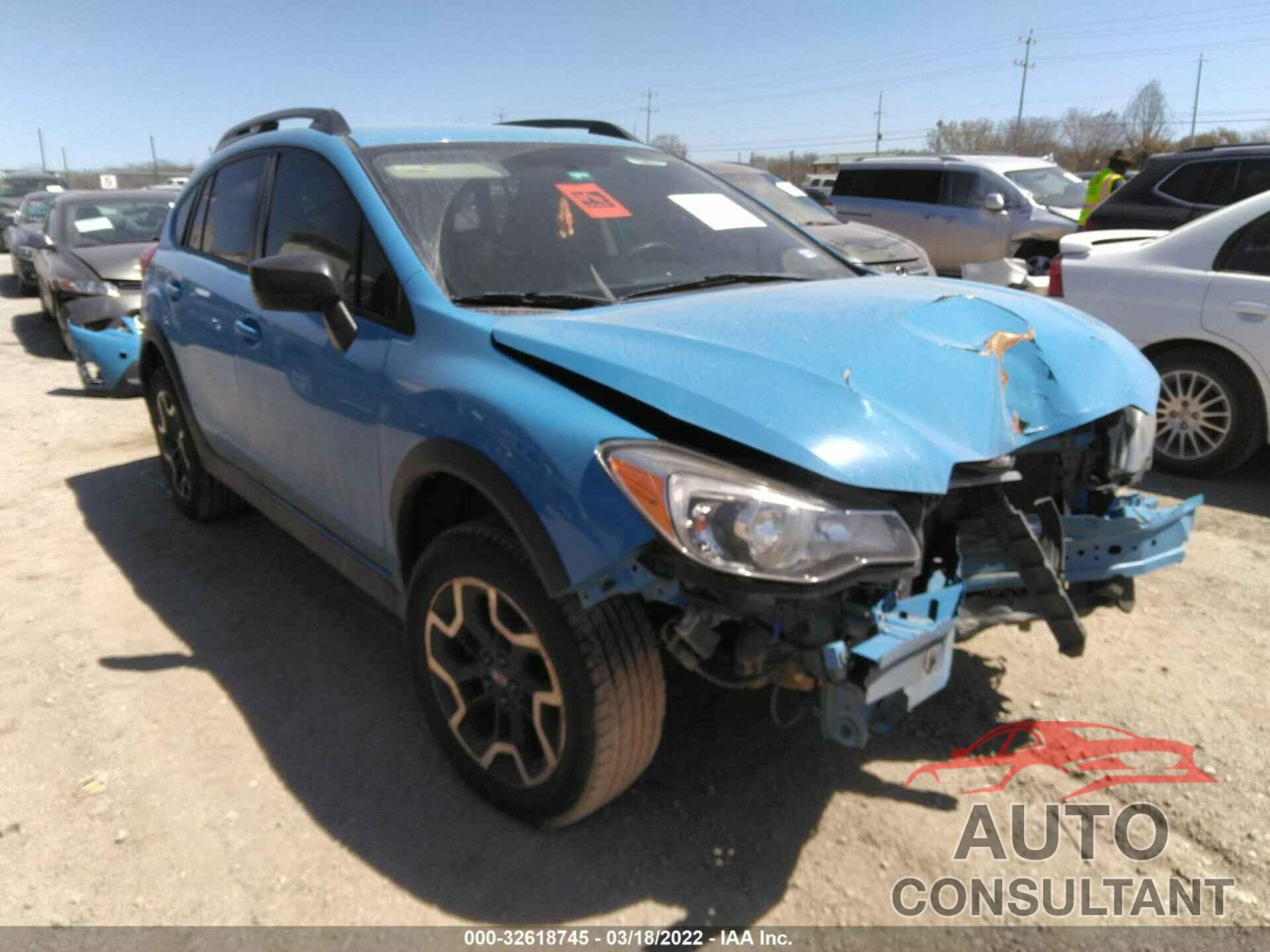 SUBARU CROSSTREK 2016 - JF2GPAAC7G9330220