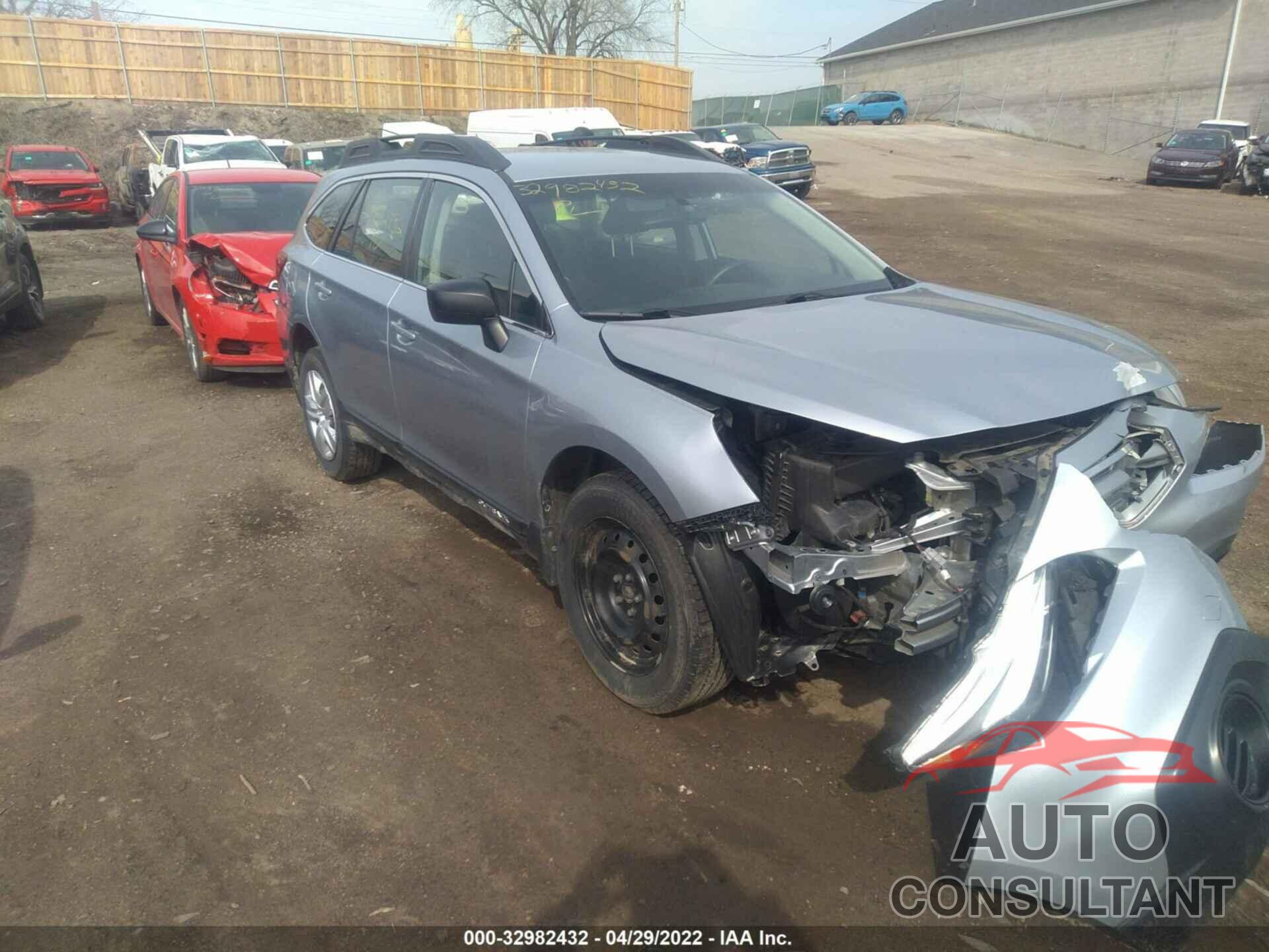 SUBARU OUTBACK 2016 - 4S4BSAAC9G3304675