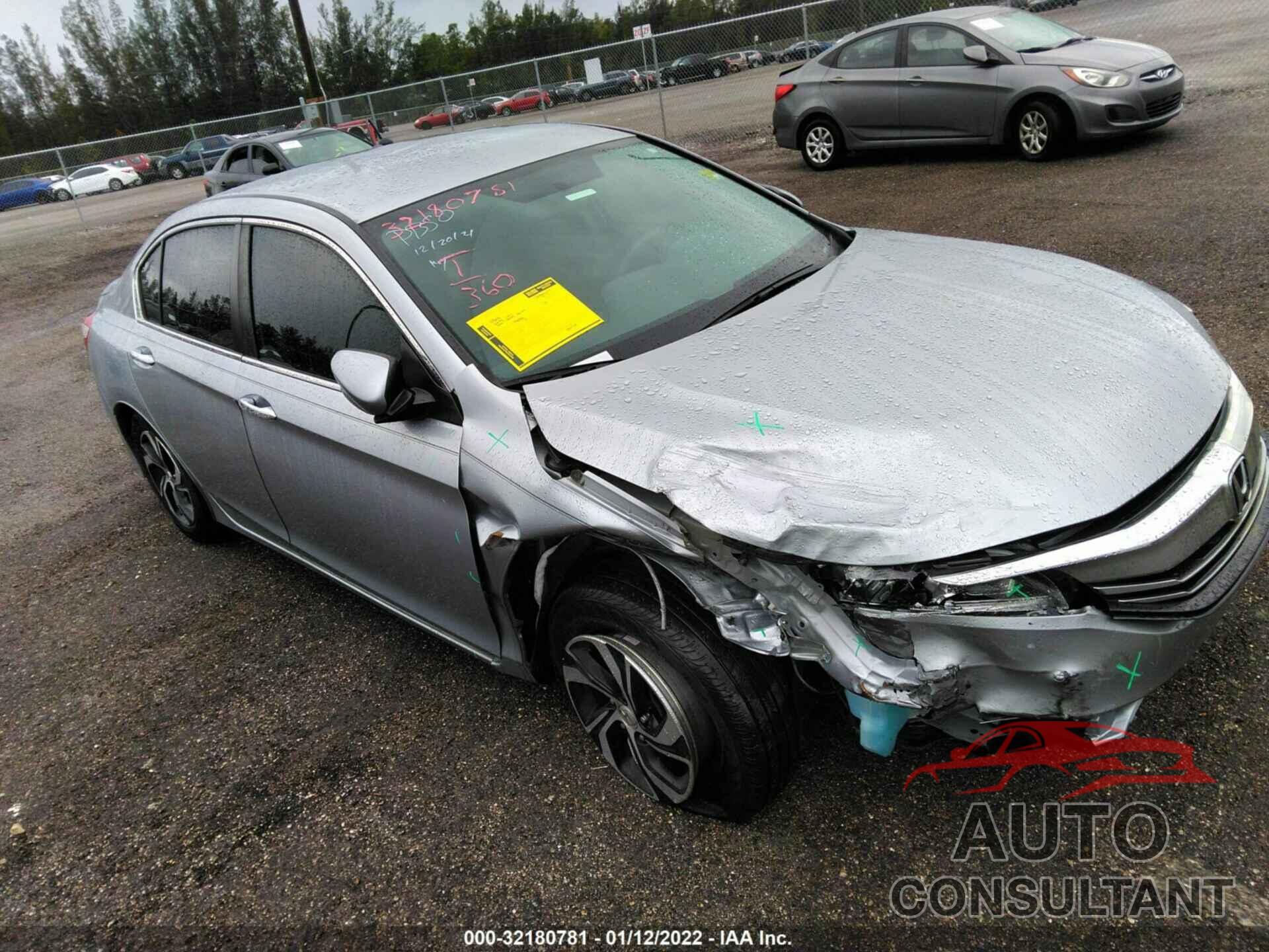 HONDA ACCORD SEDAN 2016 - 1HGCR2F30GA071690