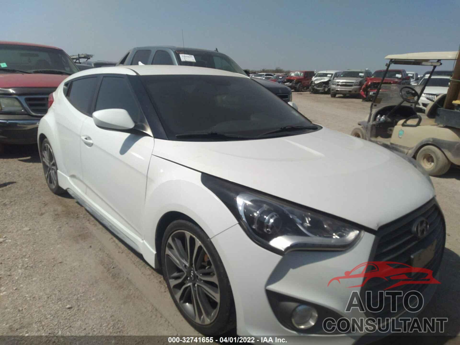 HYUNDAI VELOSTER 2016 - KMHTC6AE2GU266068