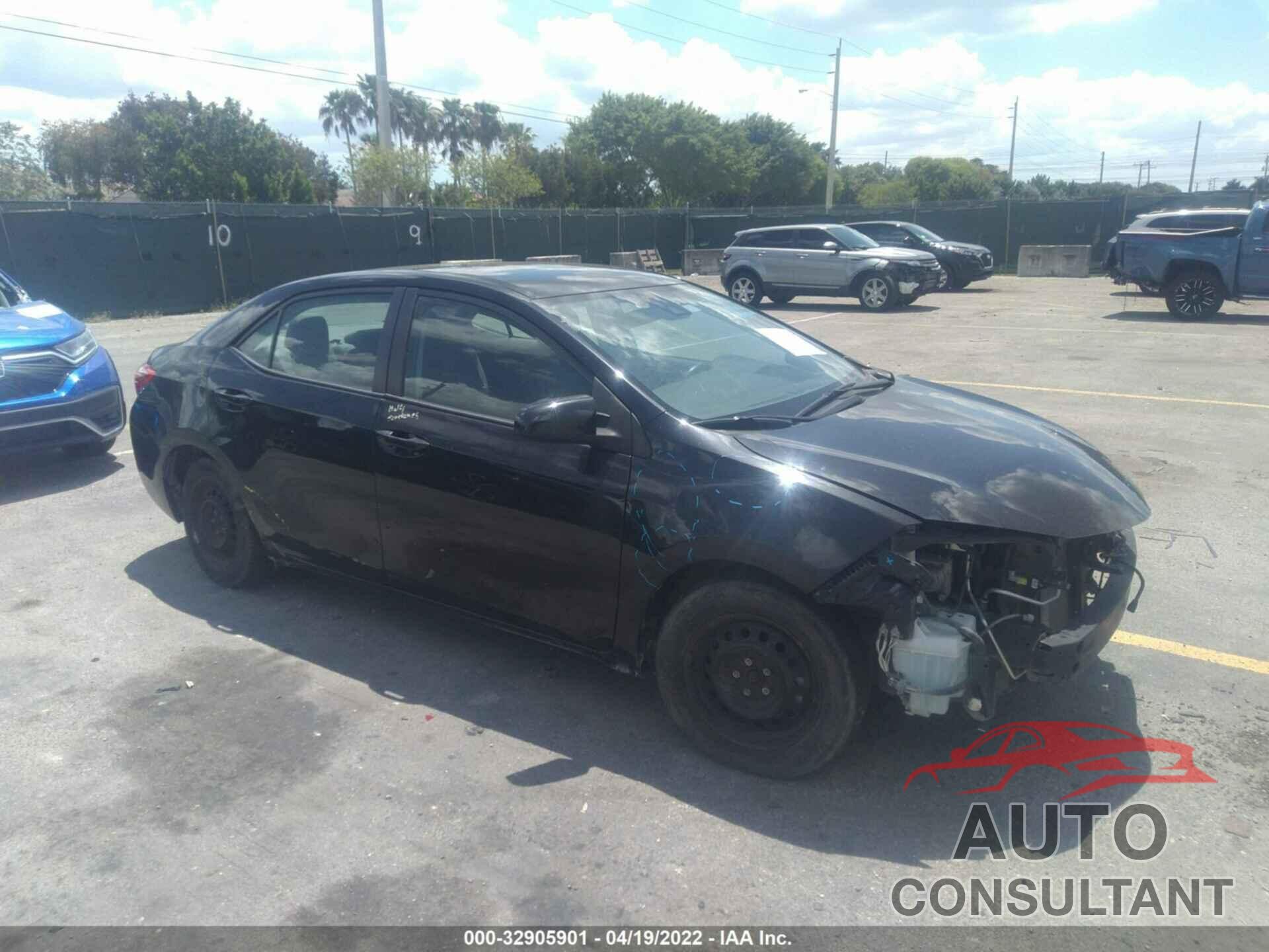 TOYOTA COROLLA 2019 - 2T1BURHE8KC125208