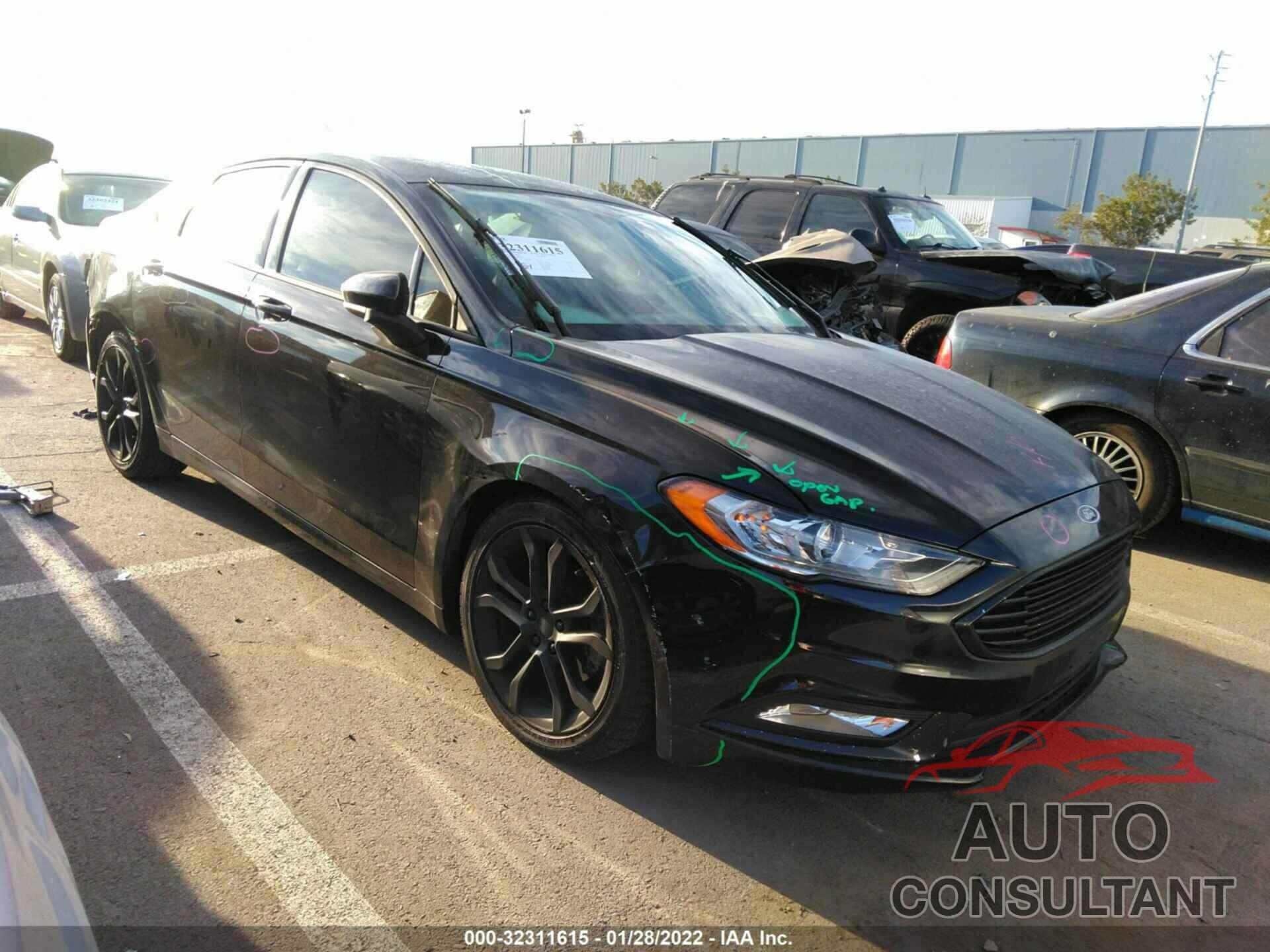 FORD FUSION 2017 - 3FA6P0H7XHR294614
