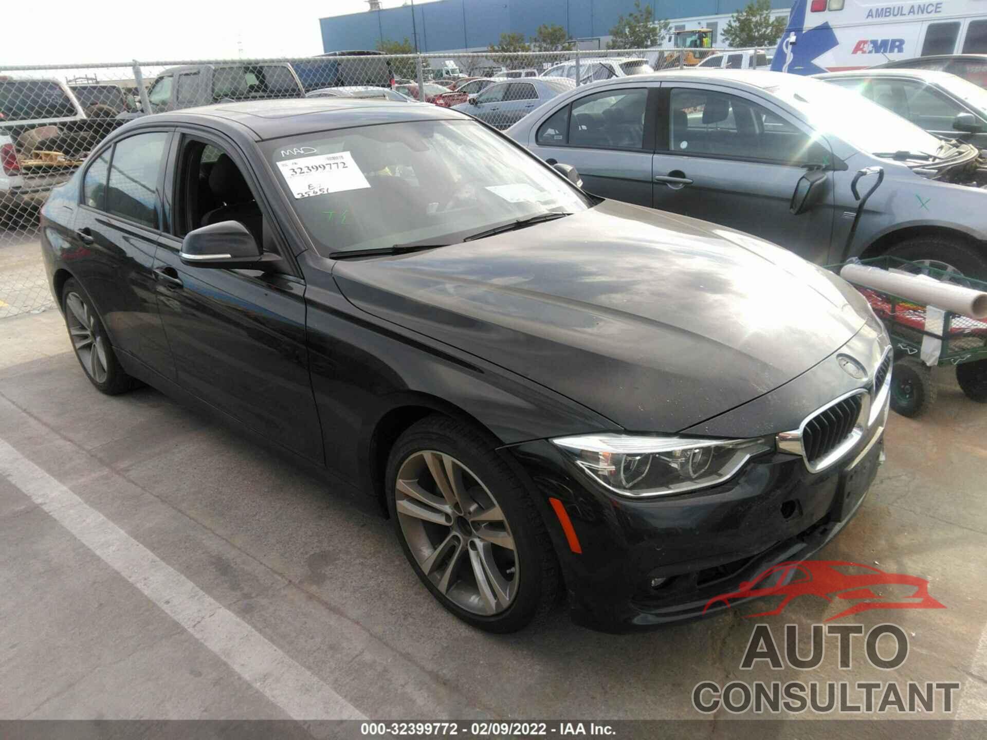 BMW 3 SERIES 2016 - WBA8E9G58GNT46222