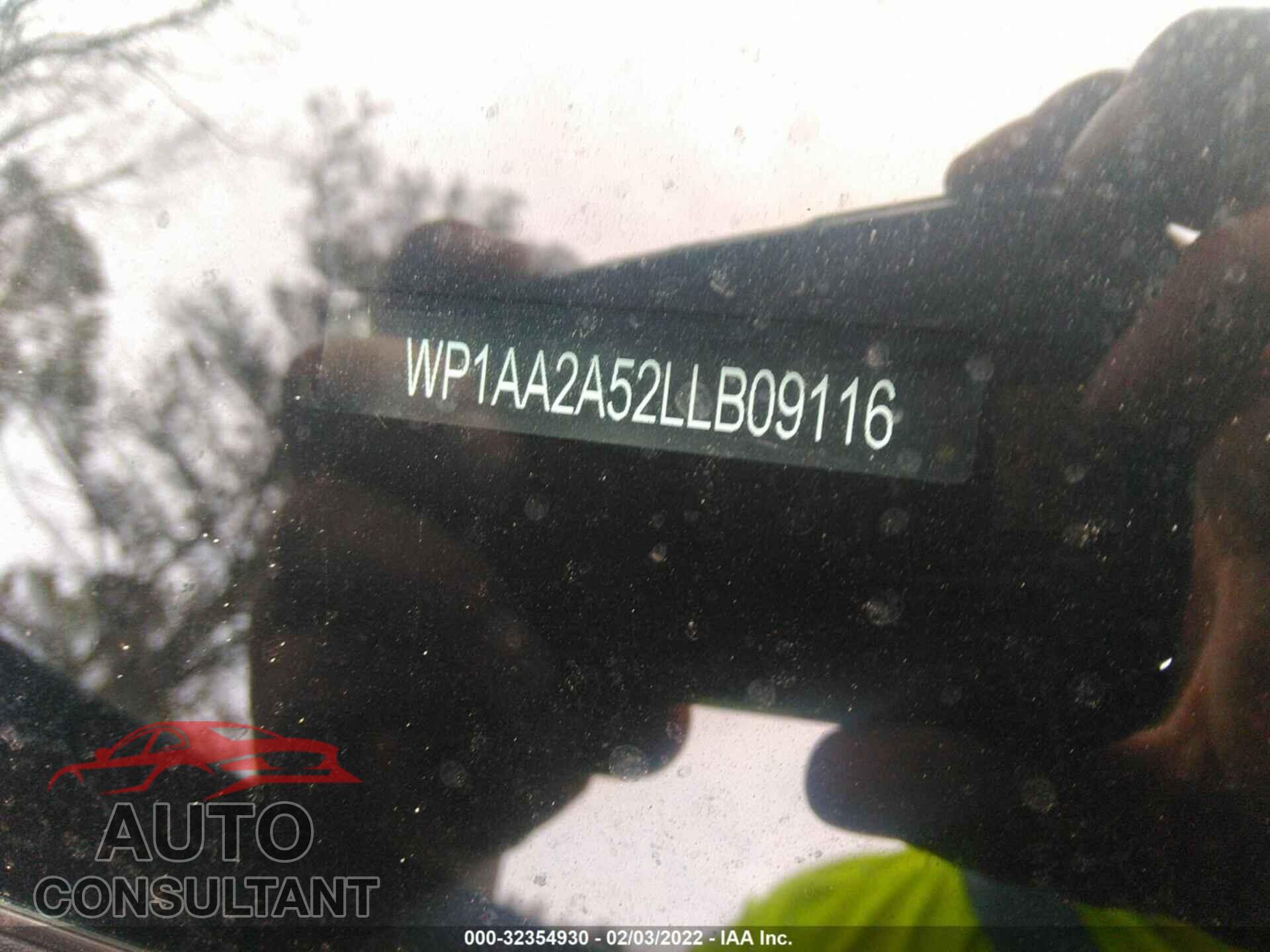 PORSCHE MACAN 2020 - WP1AA2A52LLB09116
