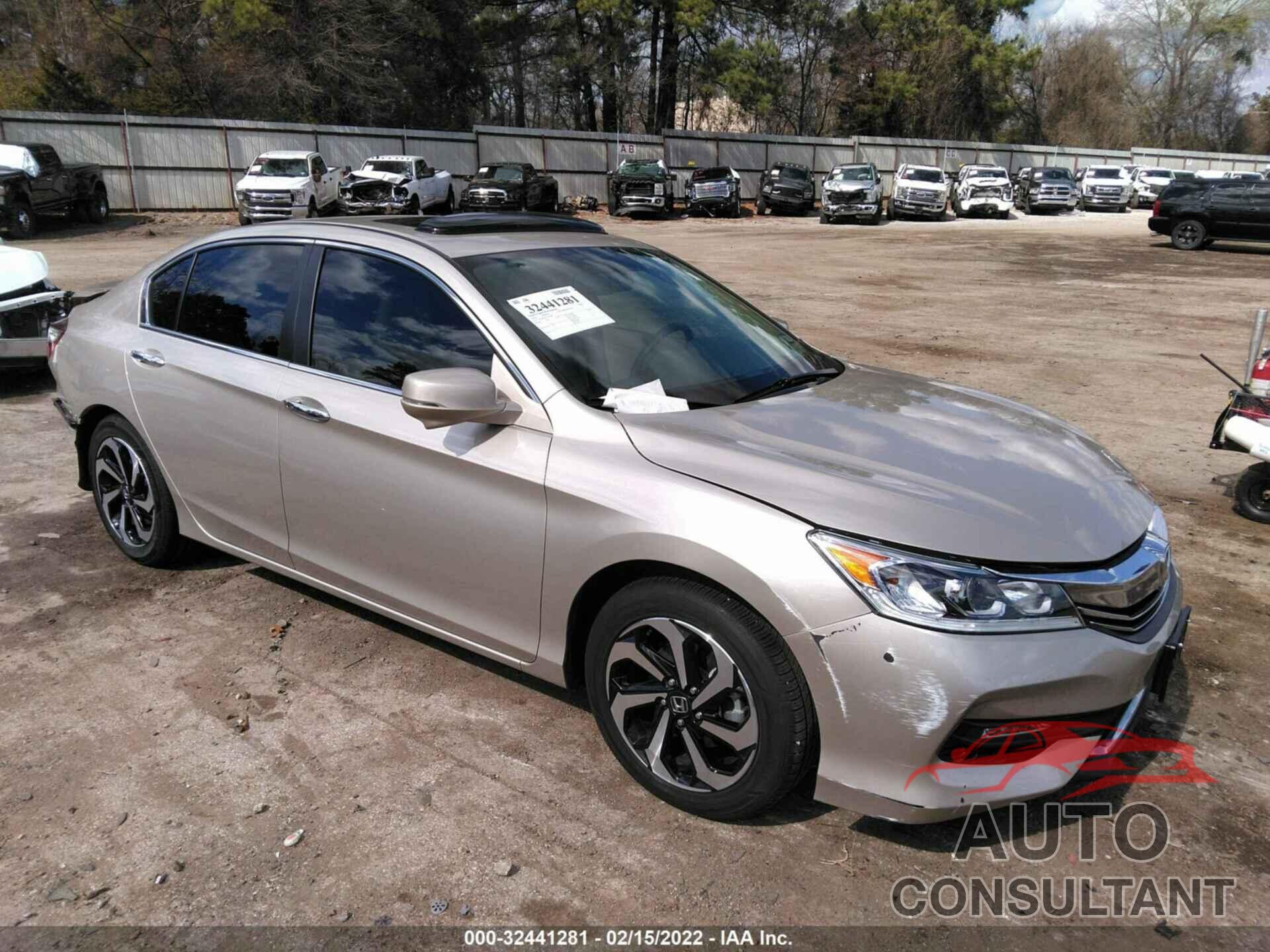 HONDA ACCORD SEDAN 2016 - 1HGCR2F87GA033837