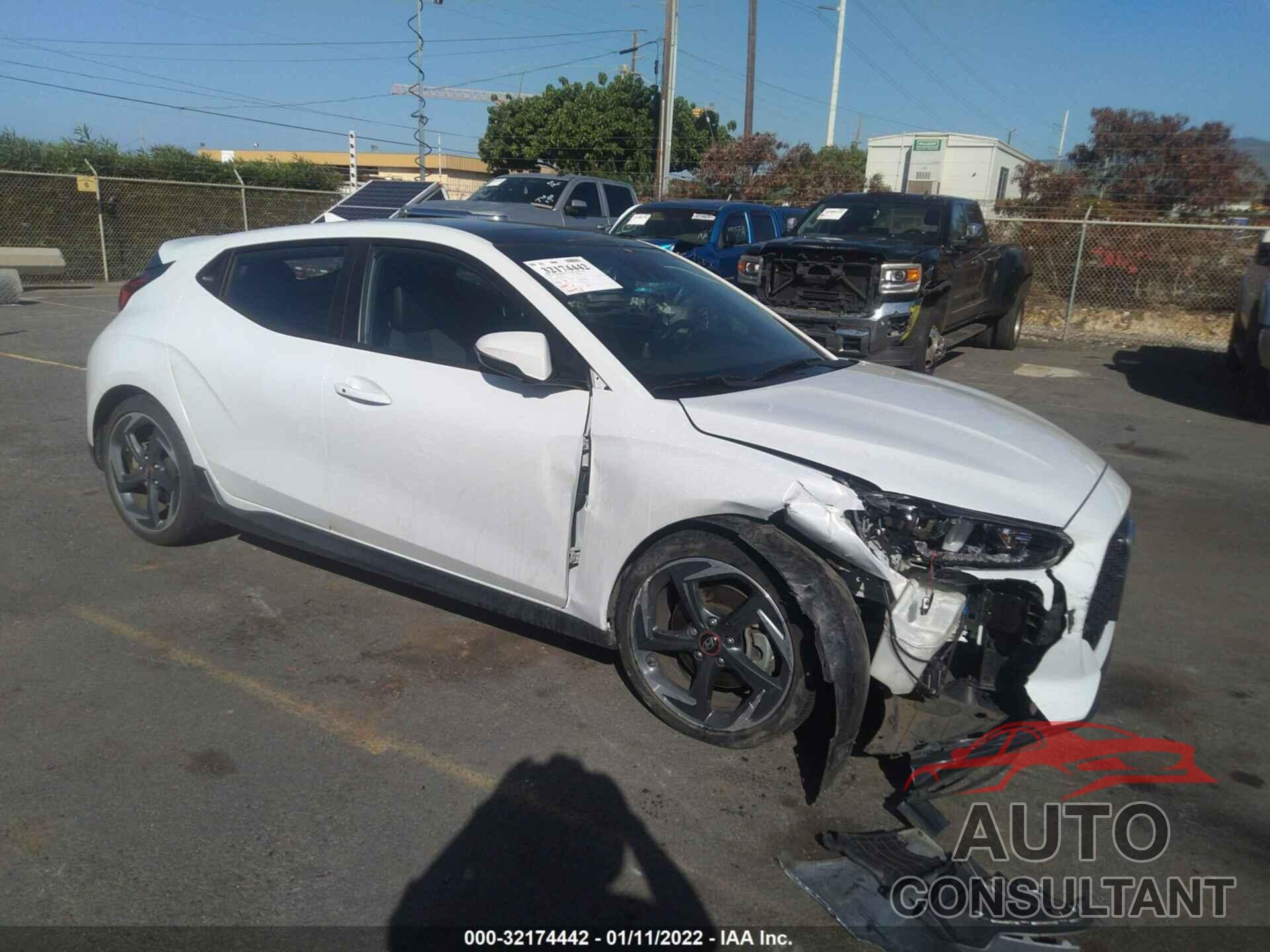 HYUNDAI VELOSTER 2019 - KMHTH6AB3KU012286