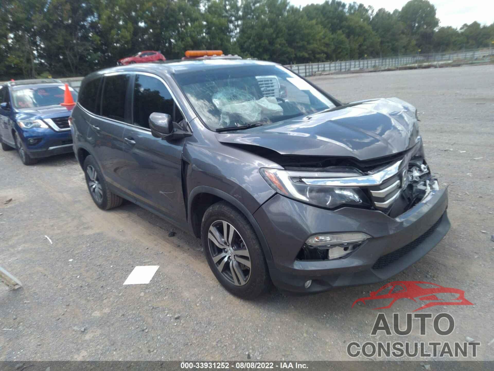 HONDA PILOT 2017 - 5FNYF6H56HB012204