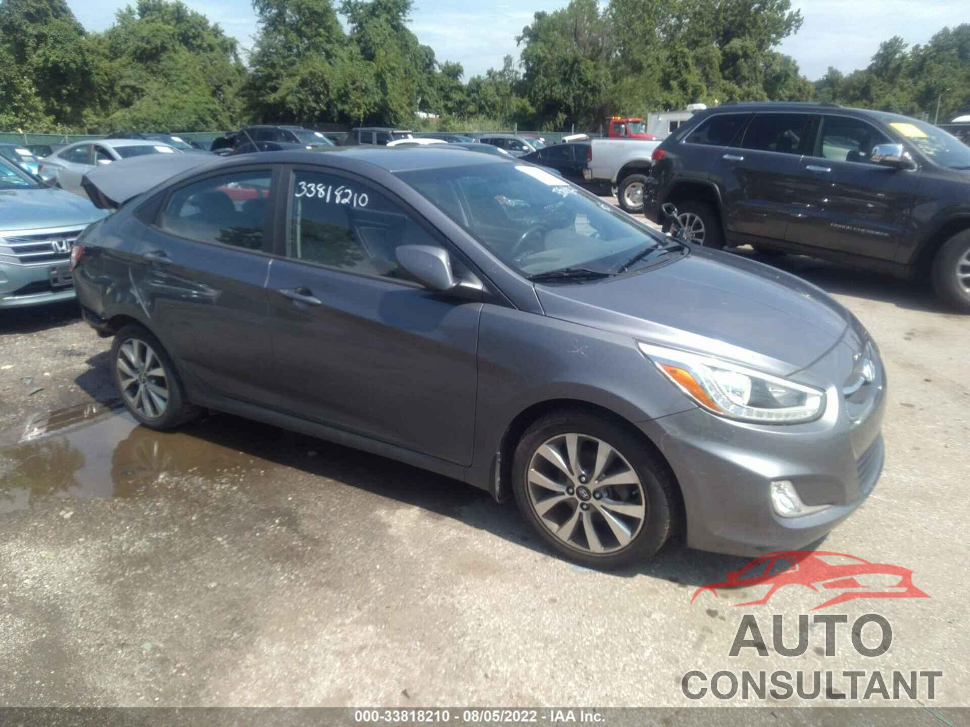 HYUNDAI ACCENT 2016 - KMHCU4AE9GU082019