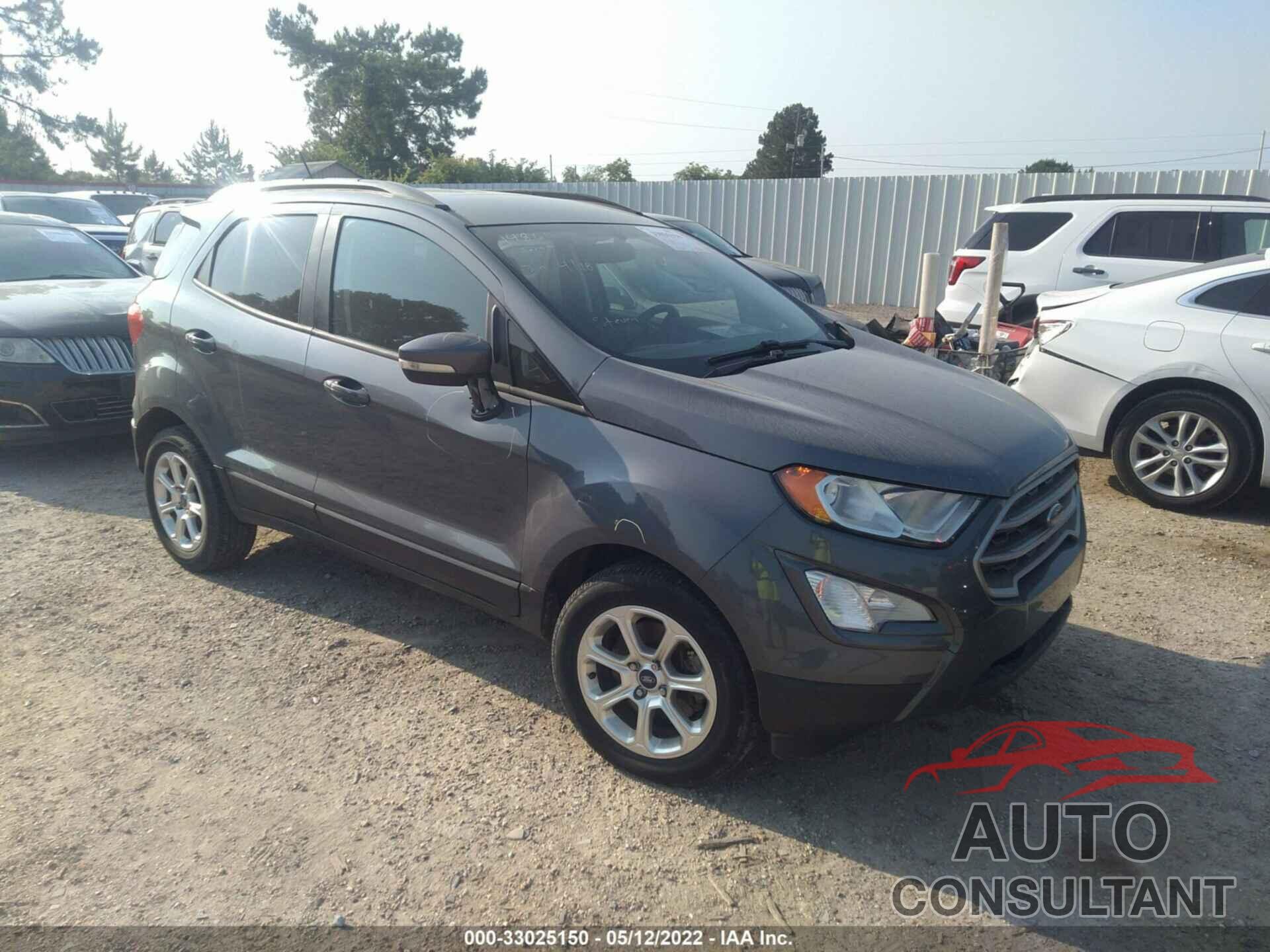 FORD ECOSPORT 2018 - MAJ3P1TE9JC186083