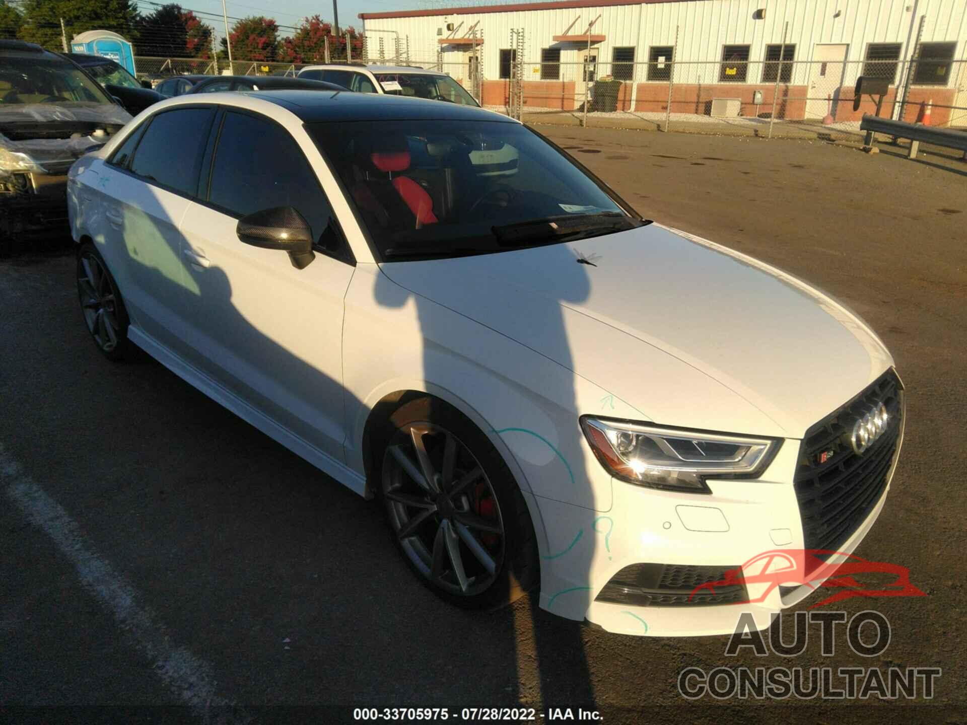 AUDI S3 2017 - WAUB1GFF9H1027887