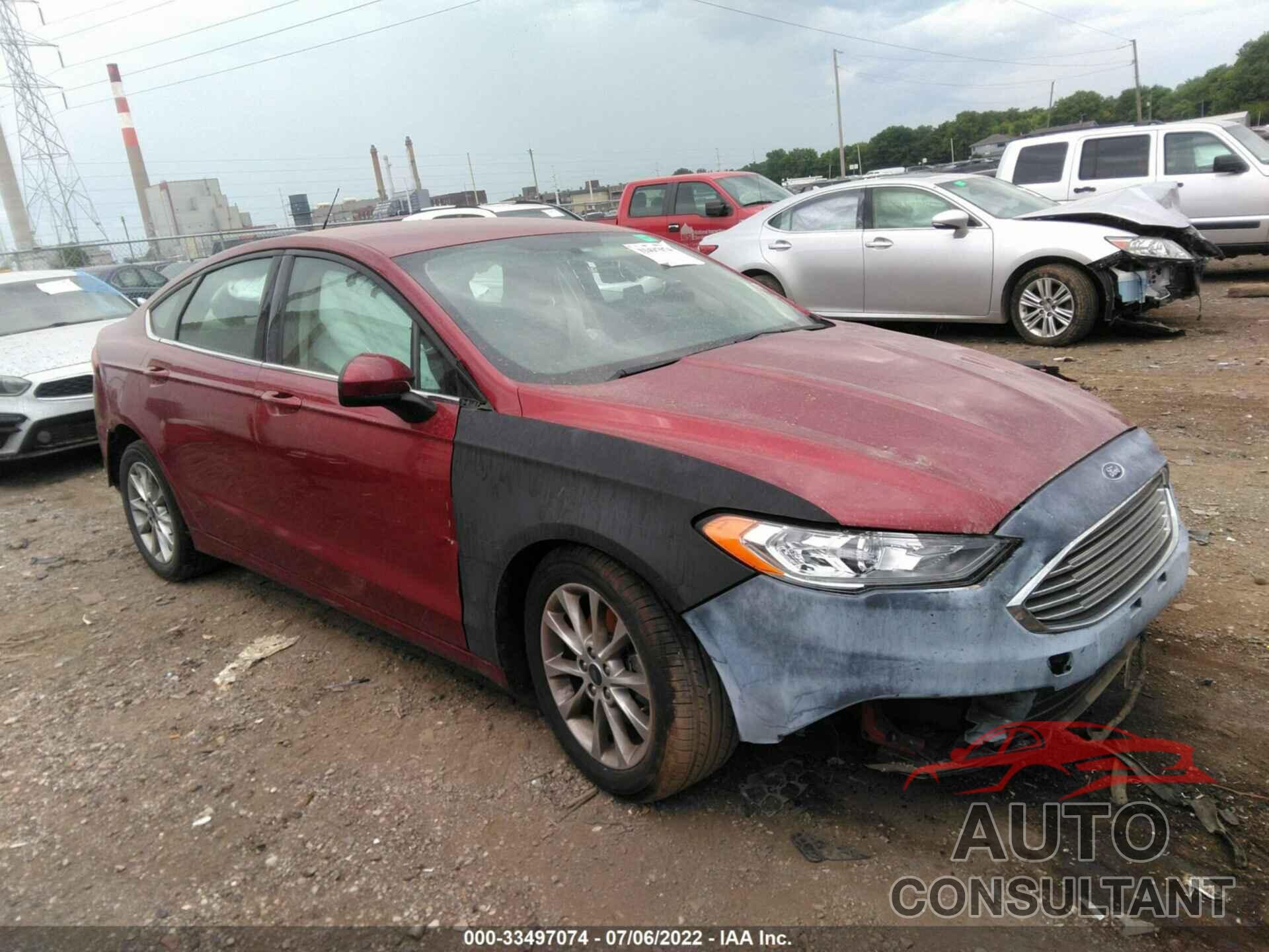 FORD FUSION 2017 - 3FA6P0HDXHR411775