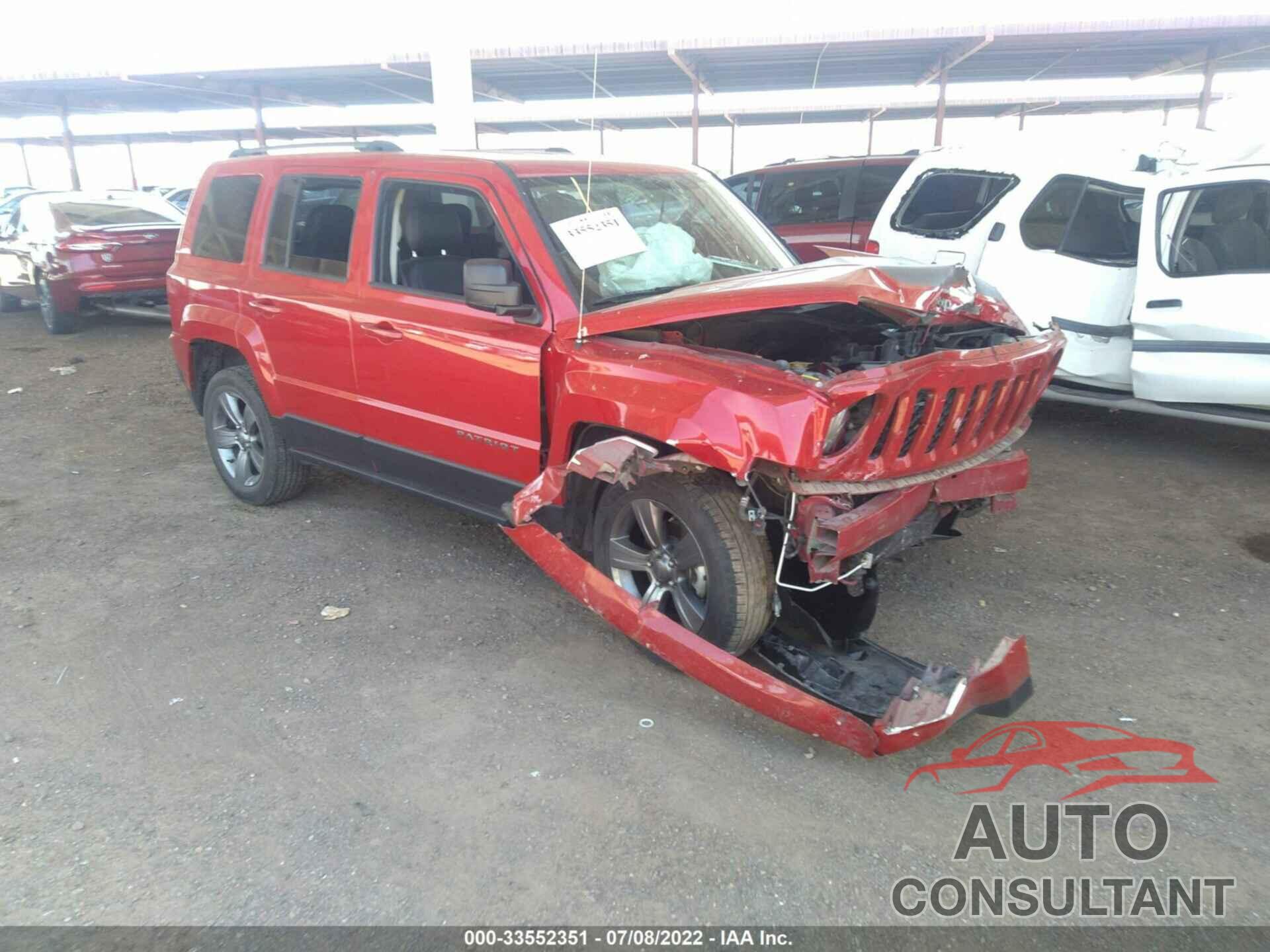 JEEP PATRIOT 2017 - 1C4NJPBA7HD185539