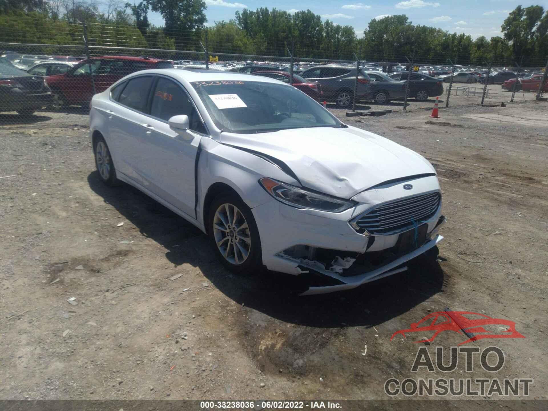 FORD FUSION 2017 - 3FA6P0HDXHR411677