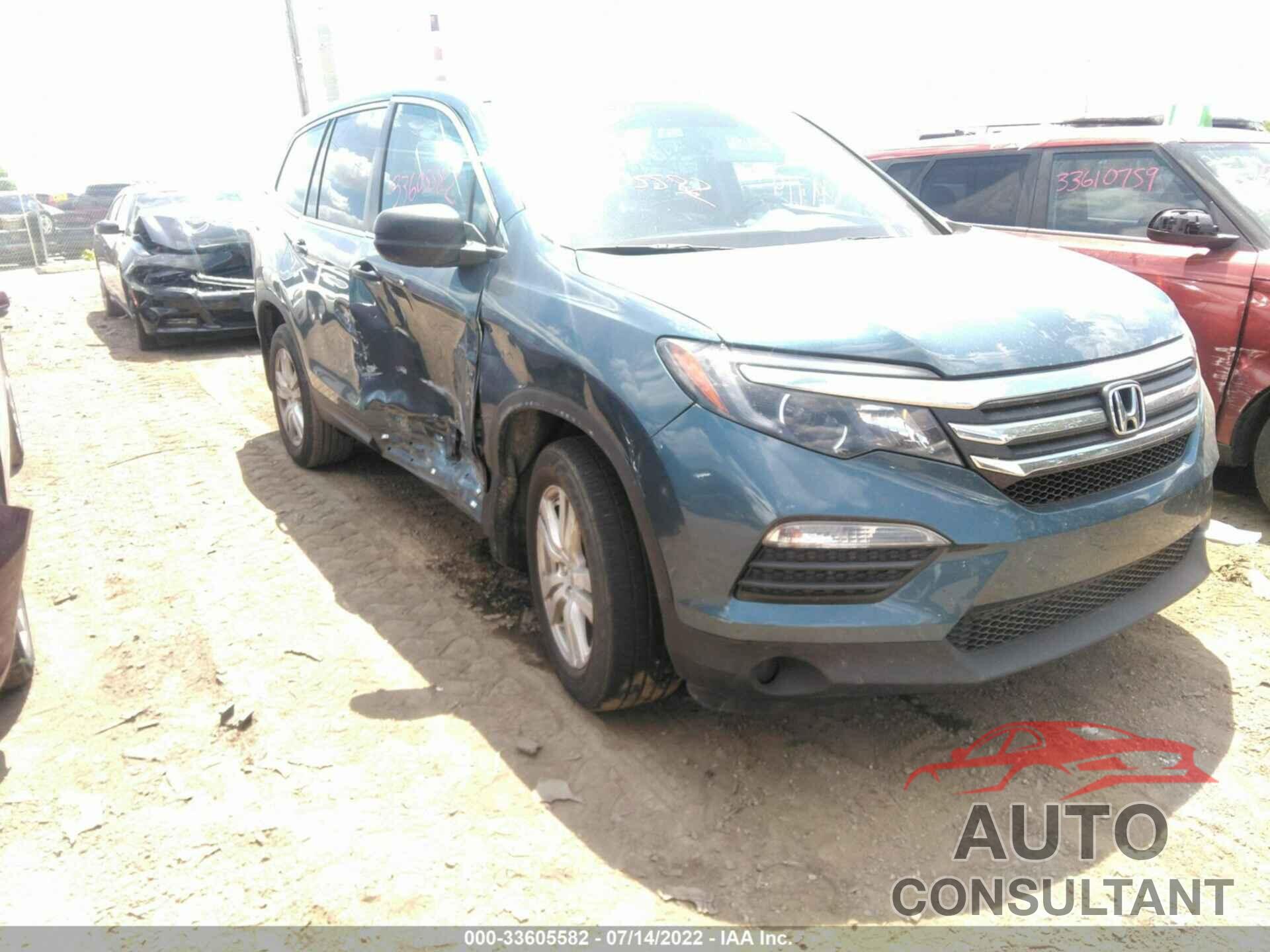 HONDA PILOT 2018 - 5FNYF6H13JB023051