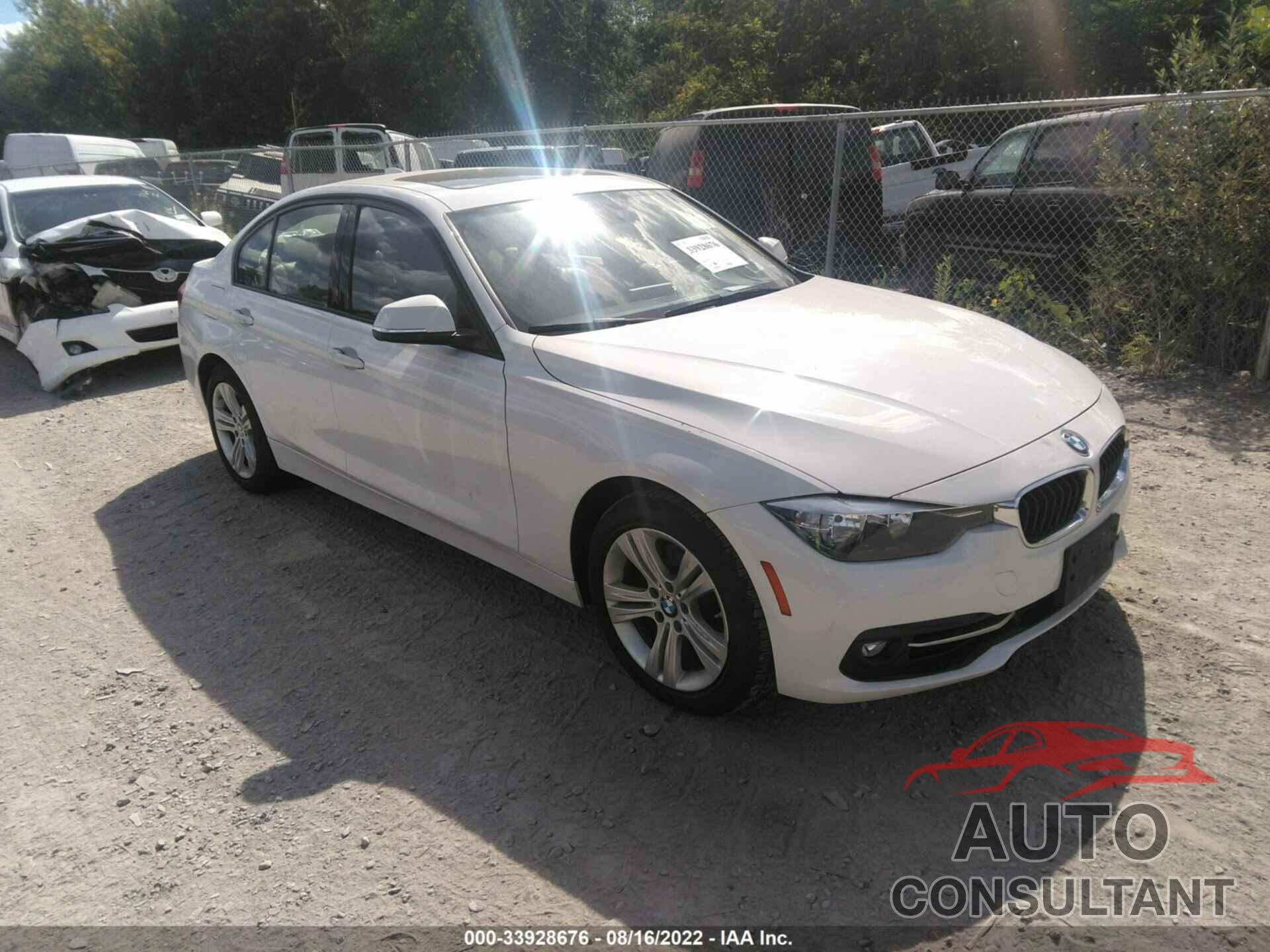 BMW 3 SERIES 2016 - WBA8E3G53GNT80307